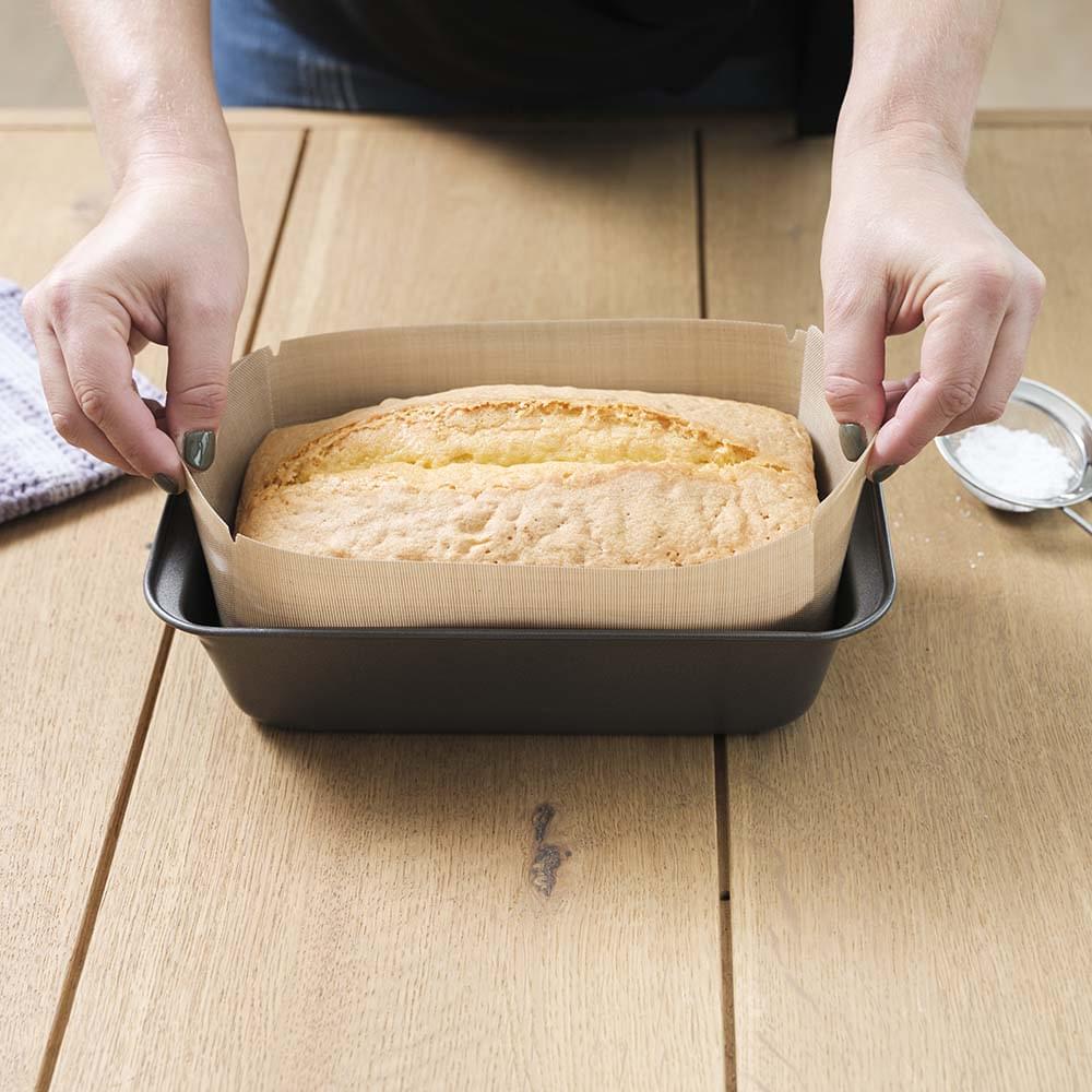 NoStik Silicone Fibreglass Loaf Tin Liner