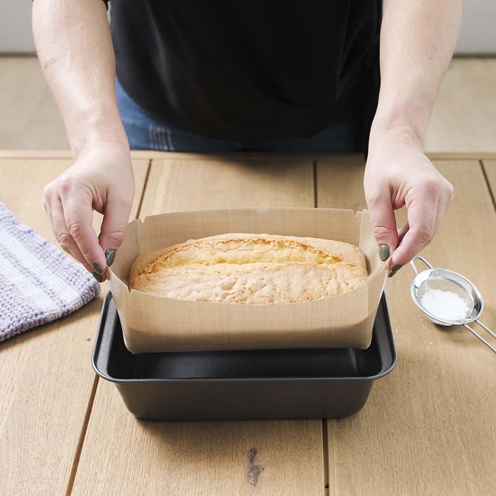 NoStik Silicone Fibreglass Loaf Tin Liner