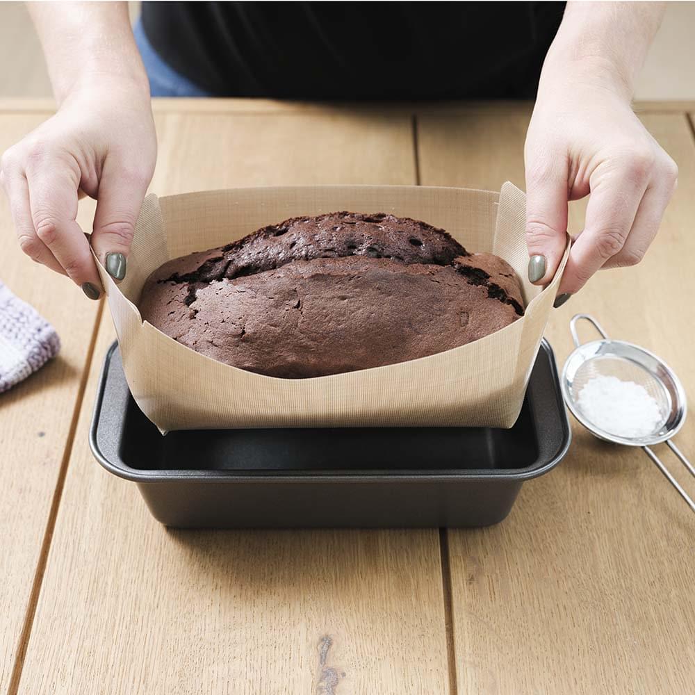 NoStik Silicone Fibreglass Loaf Tin Liner