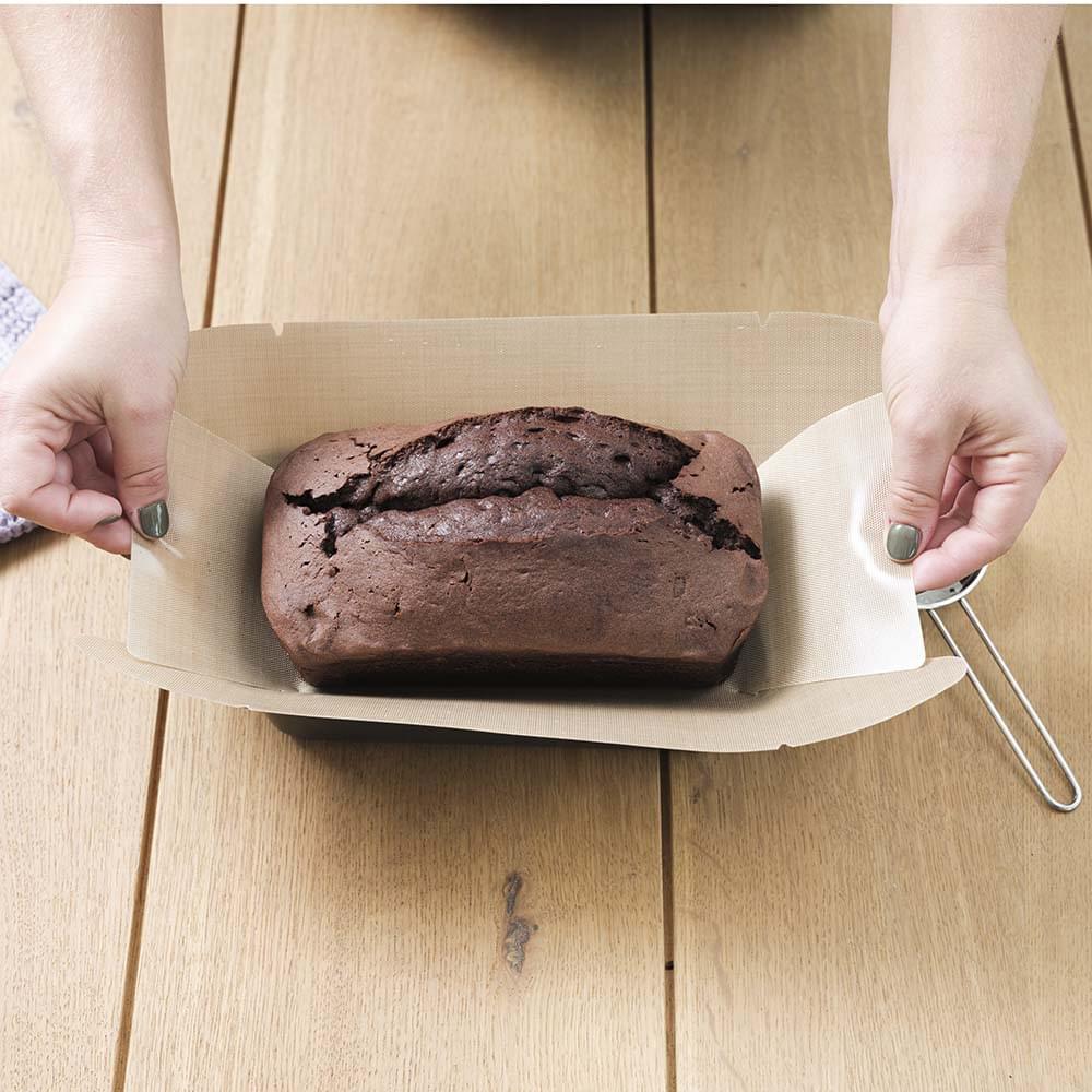 NoStik Silicone Fibreglass Loaf Tin Liner