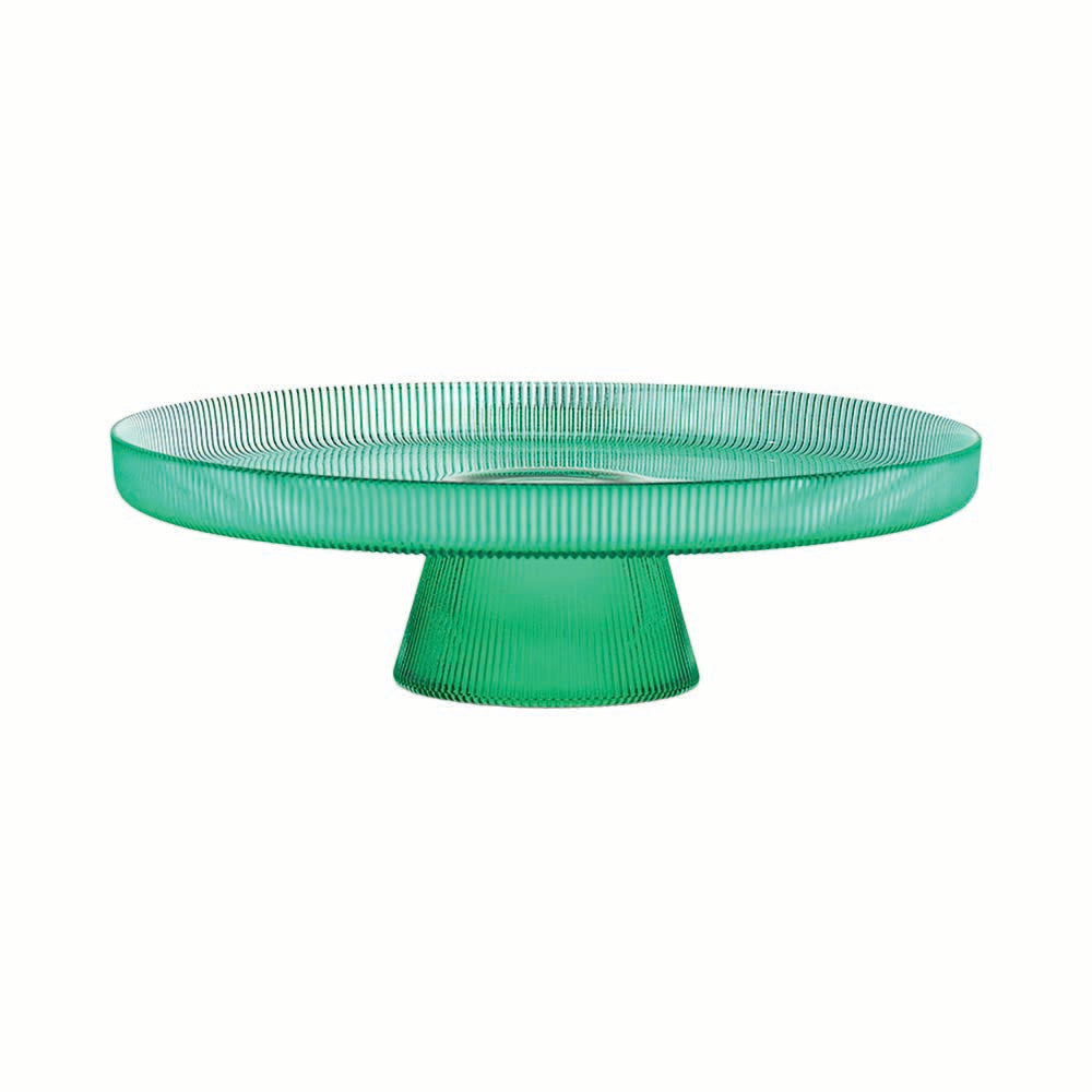 Annabel Trends Cake Stand Green Rib