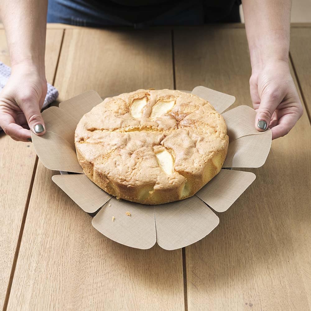 NoStik Silicone Fibreglass Cake Tin Liner Round