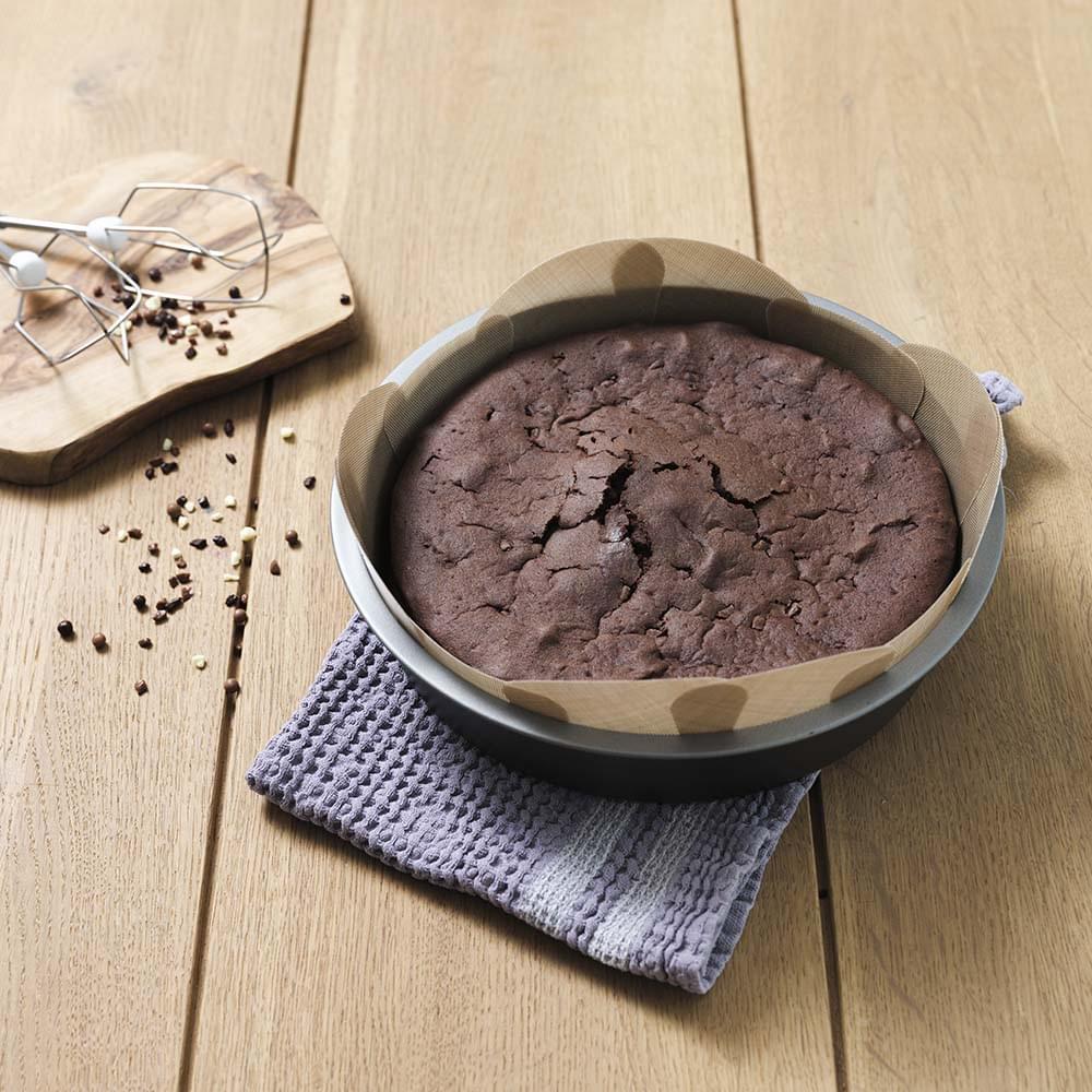 NoStik Silicone Fibreglass Cake Tin Liner Round