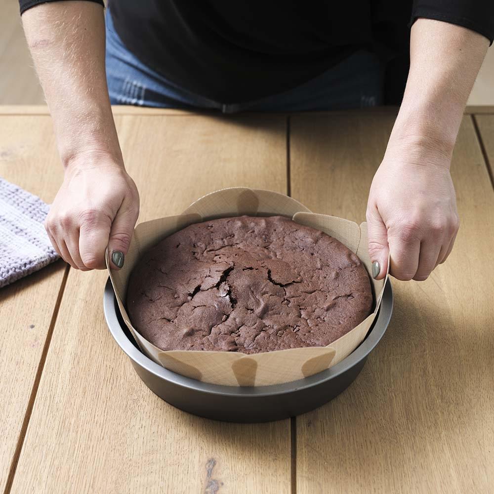 NoStik Silicone Fibreglass Cake Tin Liner Round