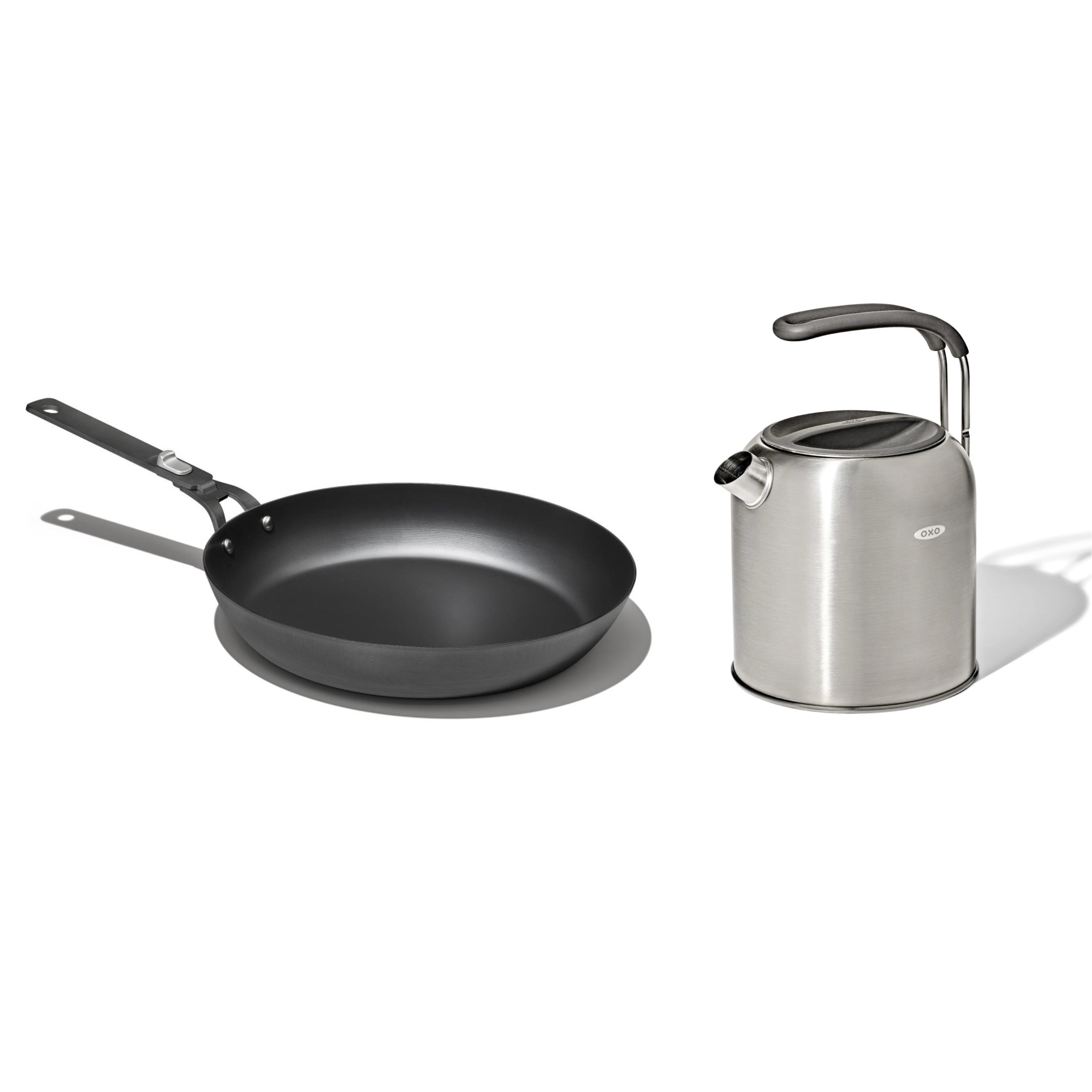 OXO Outdoor Camp Cook Duo – 26cm Skillet & Camp Stove Kettle