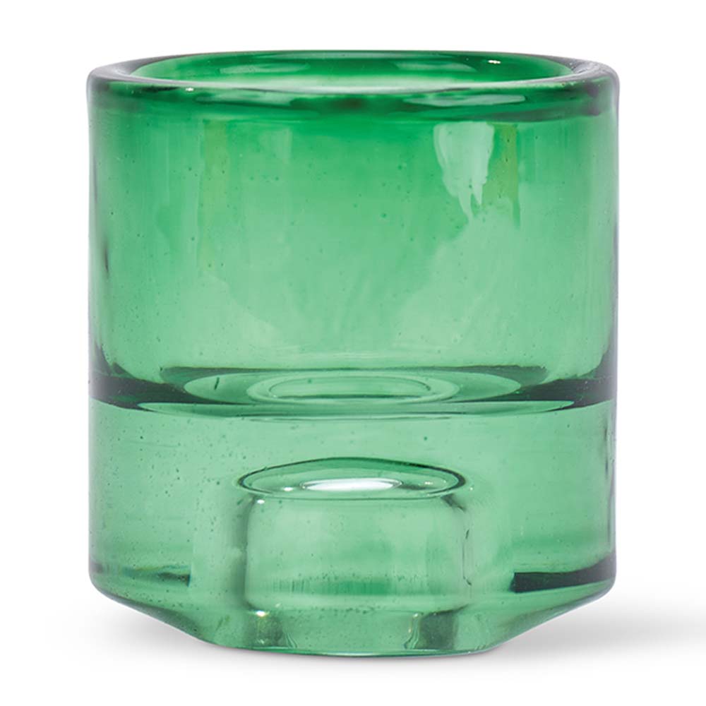 Annabel Trends Glass Candle Holder Dark Pink