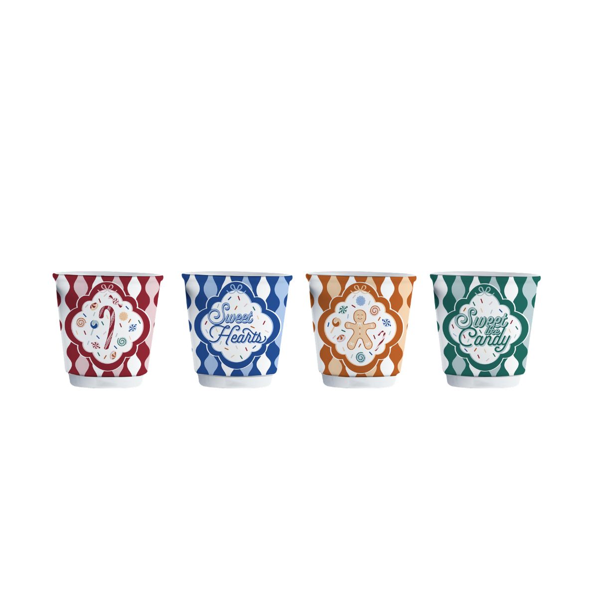 Bialetti Candyland Espresso Cup Set - 4 Piece