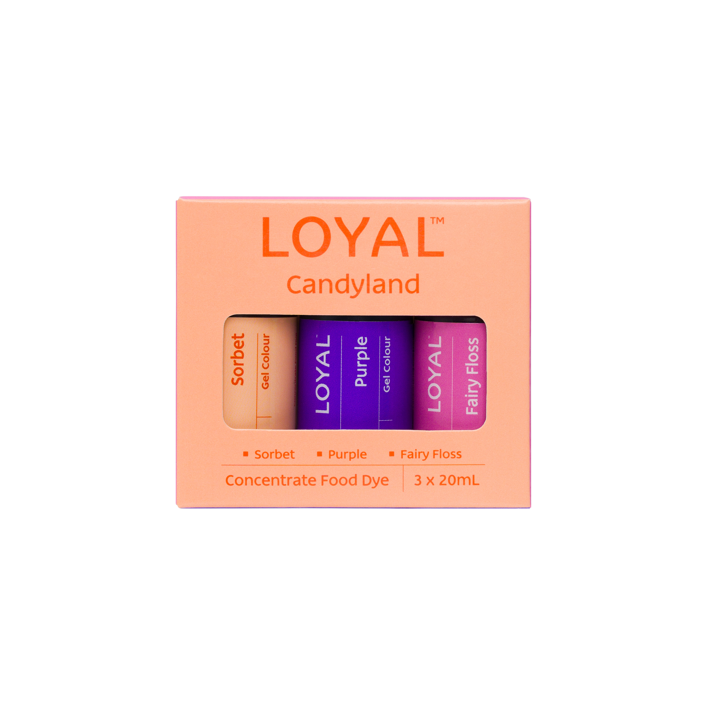 LOYAL Gel Colour Set Candyland 20ml 3 Piece