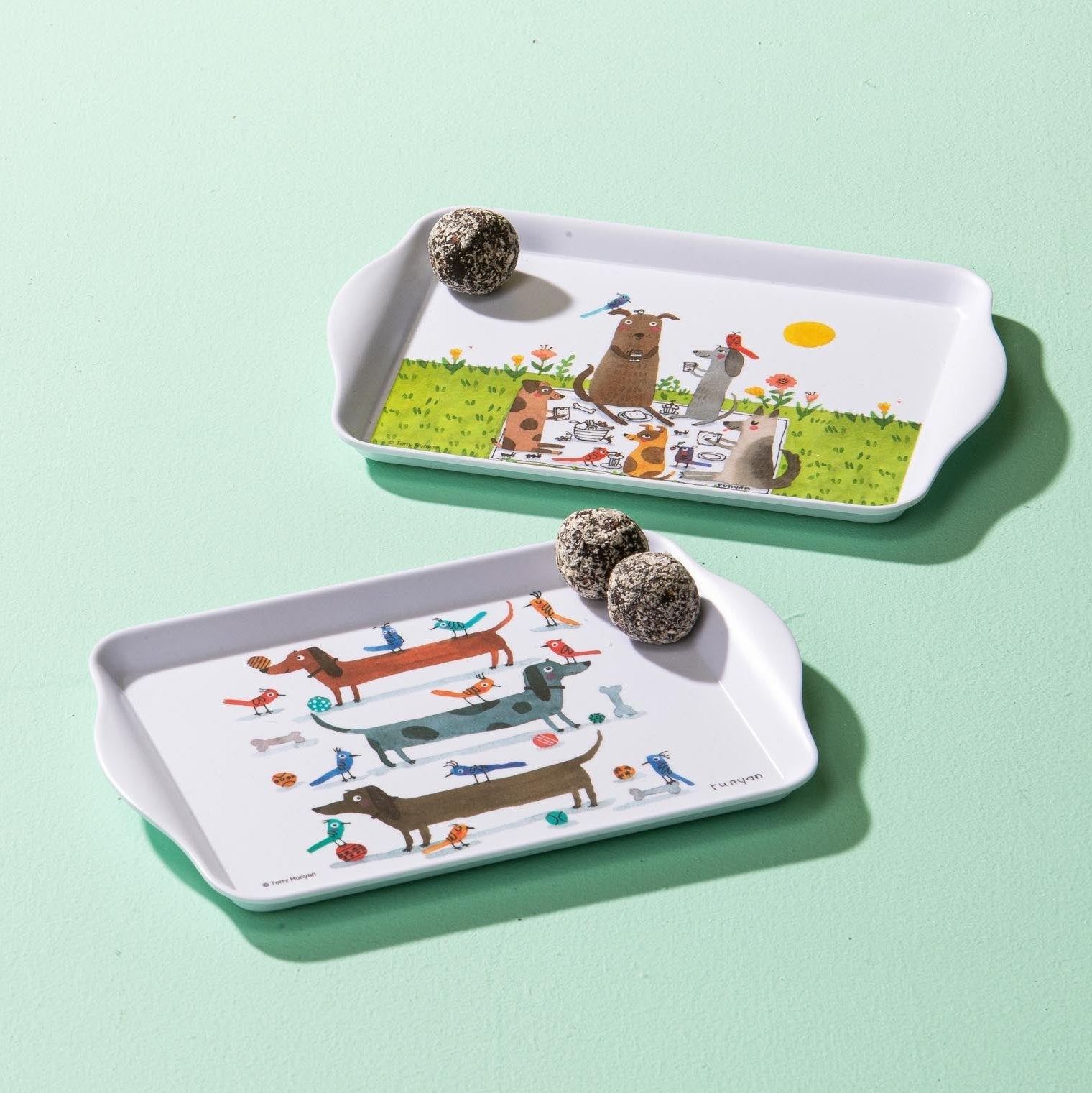 Ashdene Canine Capers 2pk Scatter Tray