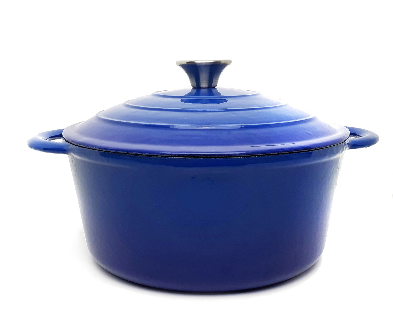 Classica 26cm Enamelled Round Cast Iron Casserole - Blue