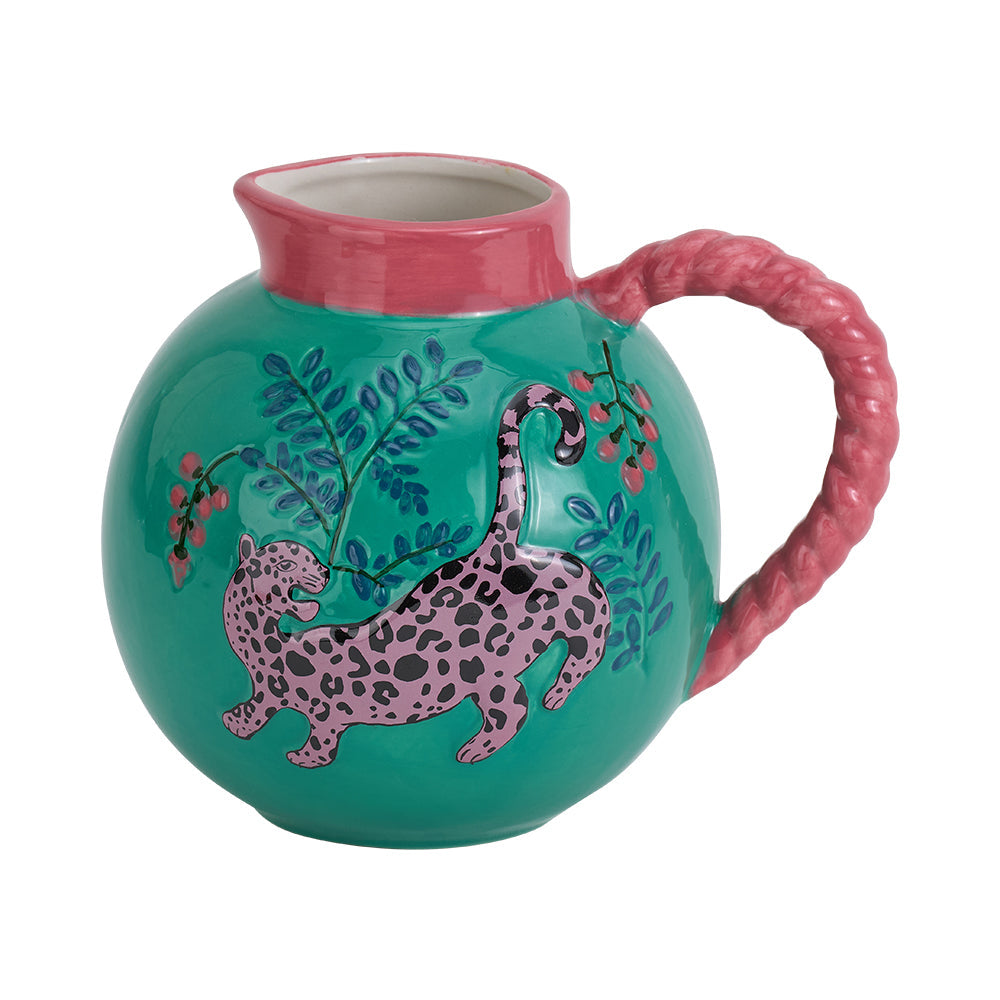 Annabel Trends Ceramic Jug Cheetah