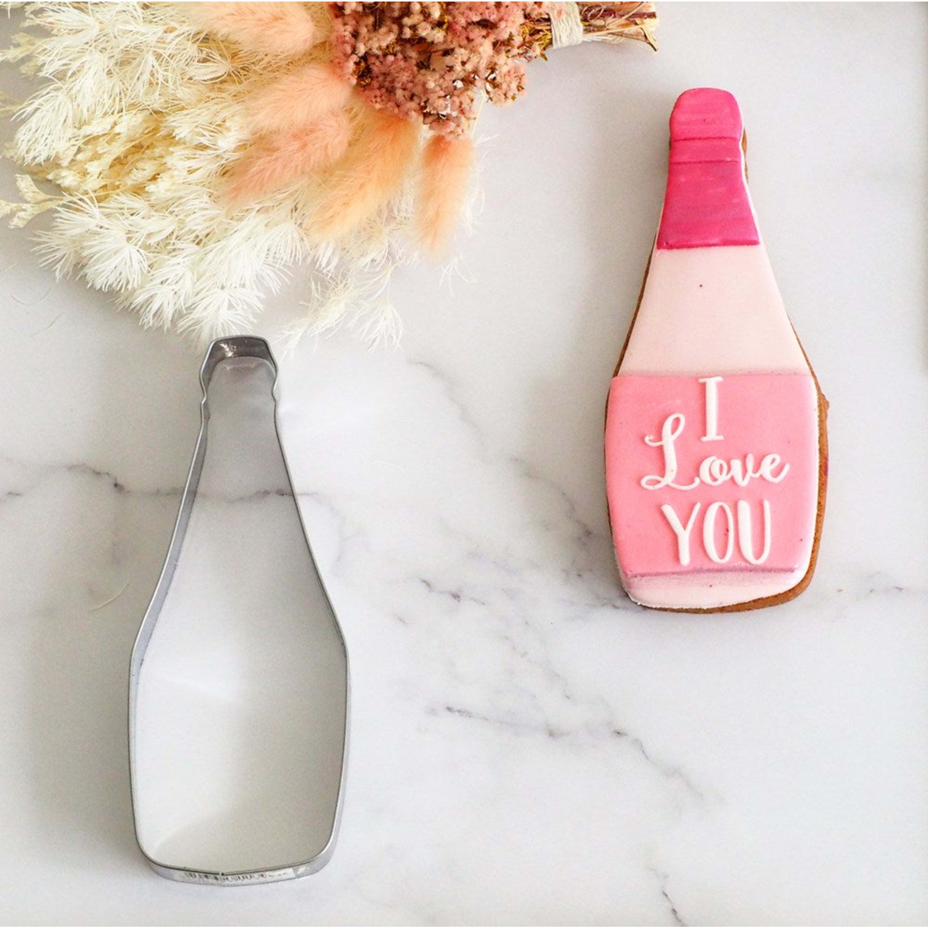 Sweet Themes Champagne Bottle Cookie Cutter