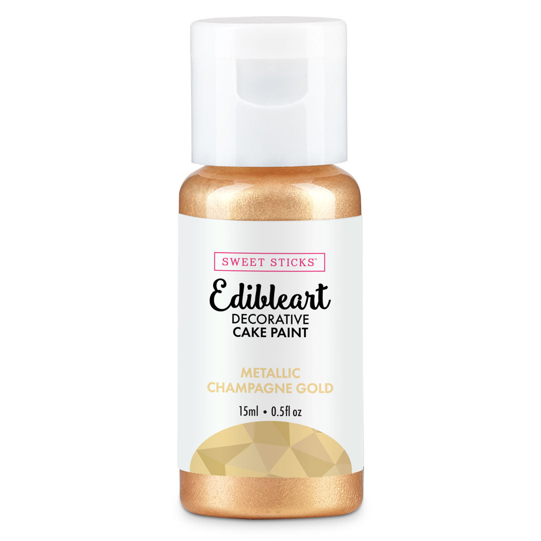 SWEET STICKS Metallic Edibleart Paint - Champagne Gold