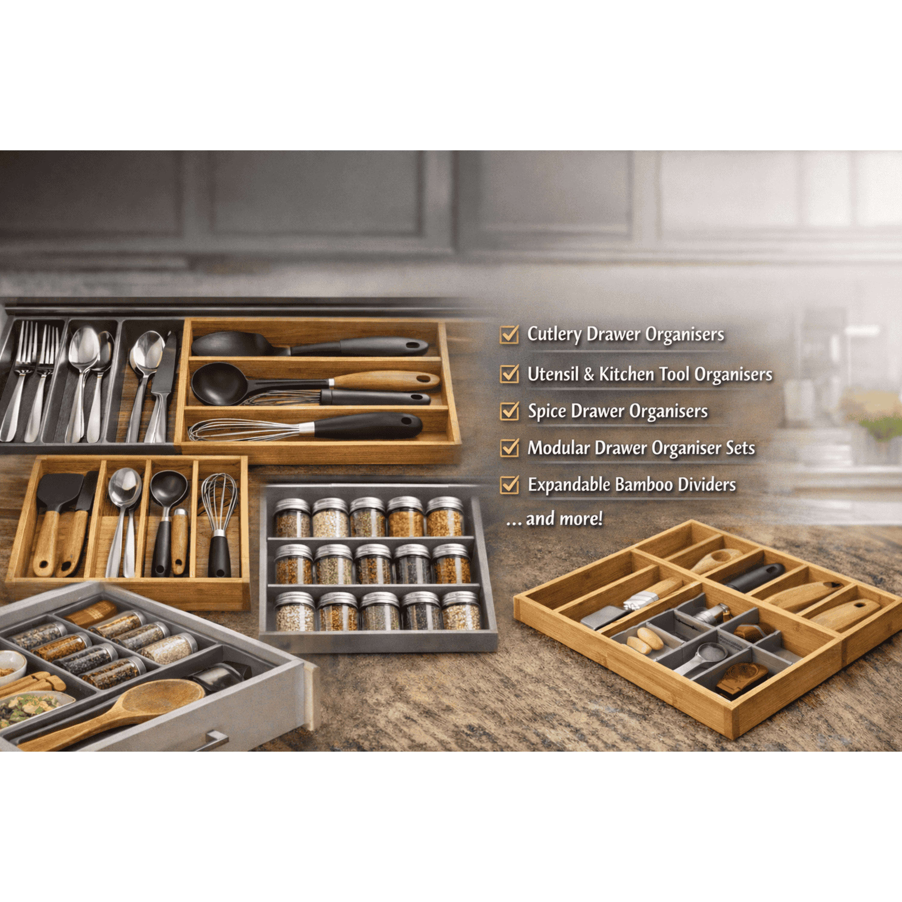 Avanti In Drawer Cutlery Tray