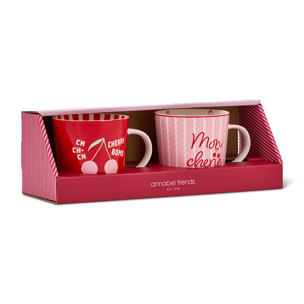Annabel Trends Coffee Mug Set Cherrylicious 2pc