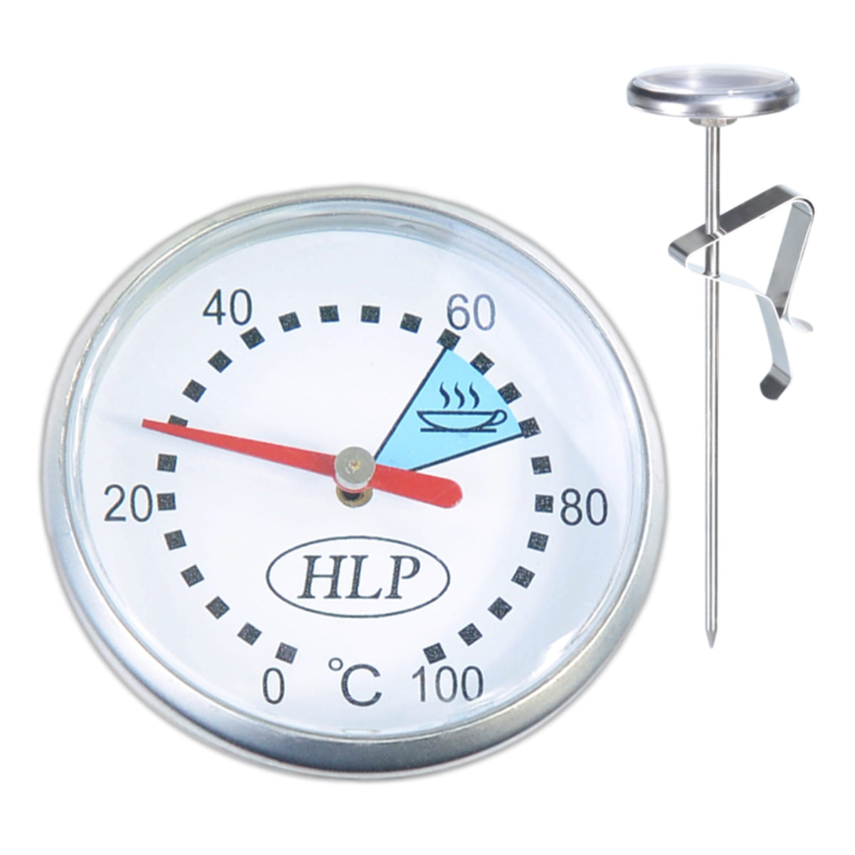 HLP Coffee Short Milk Frothing Thermometer 140mm