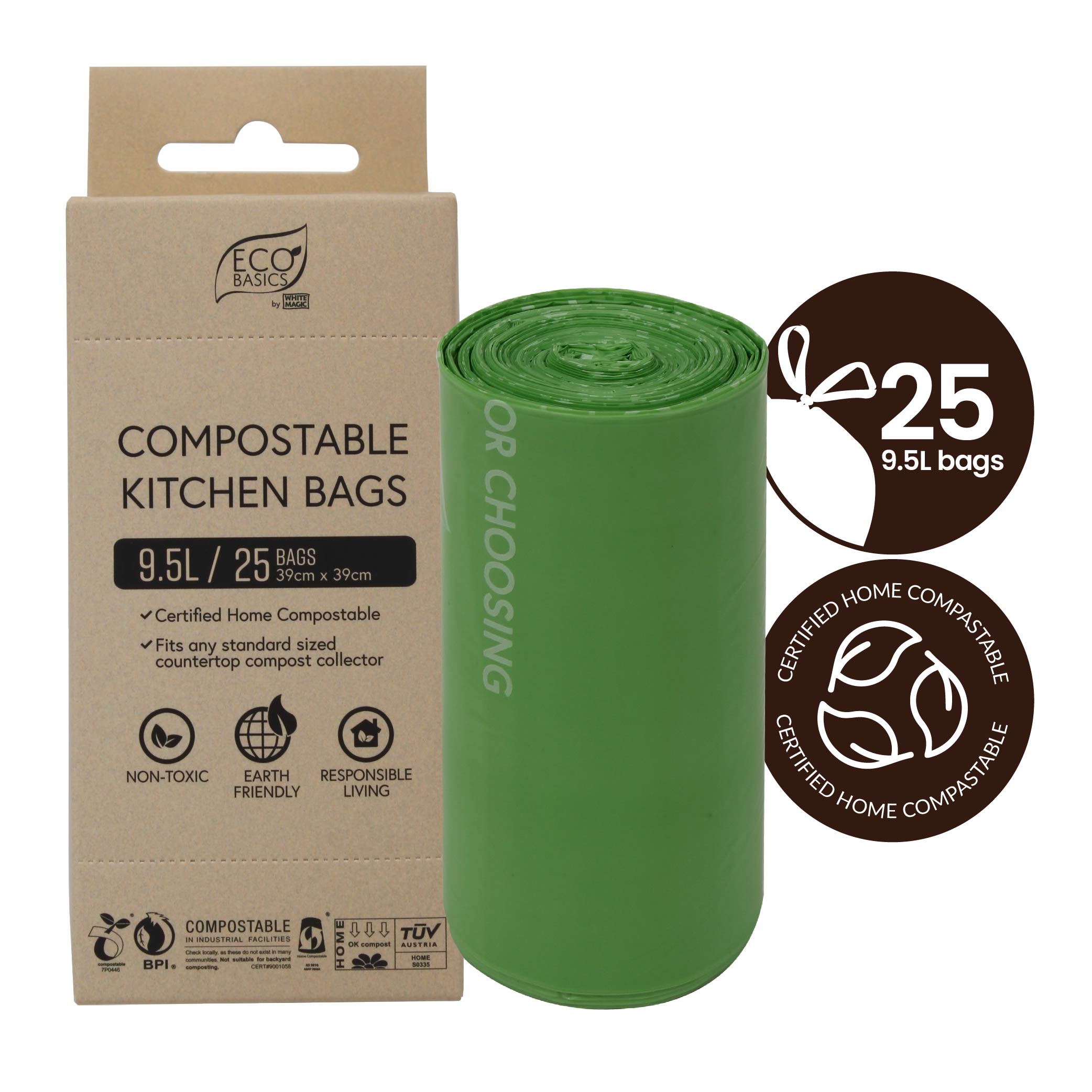 Eco Basics Compostable Kitchen Bags