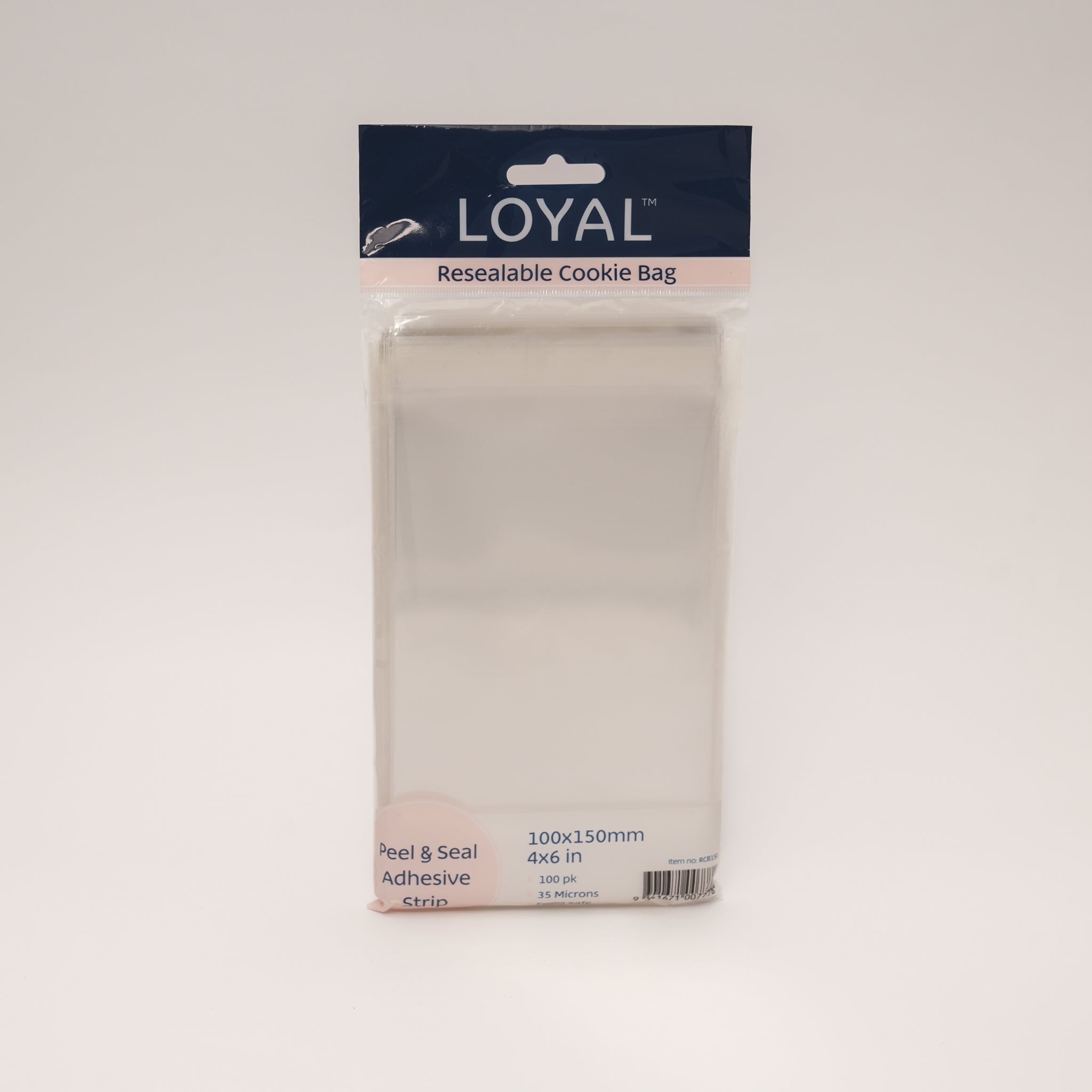 LOYAL Resealable Cookie Bag - 100 x 150mm