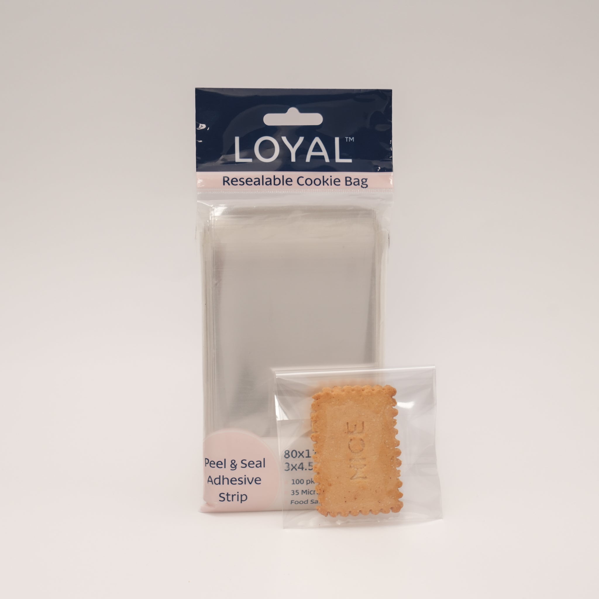 LOYAL Resealable Cookie Bag - 100 x 150mm