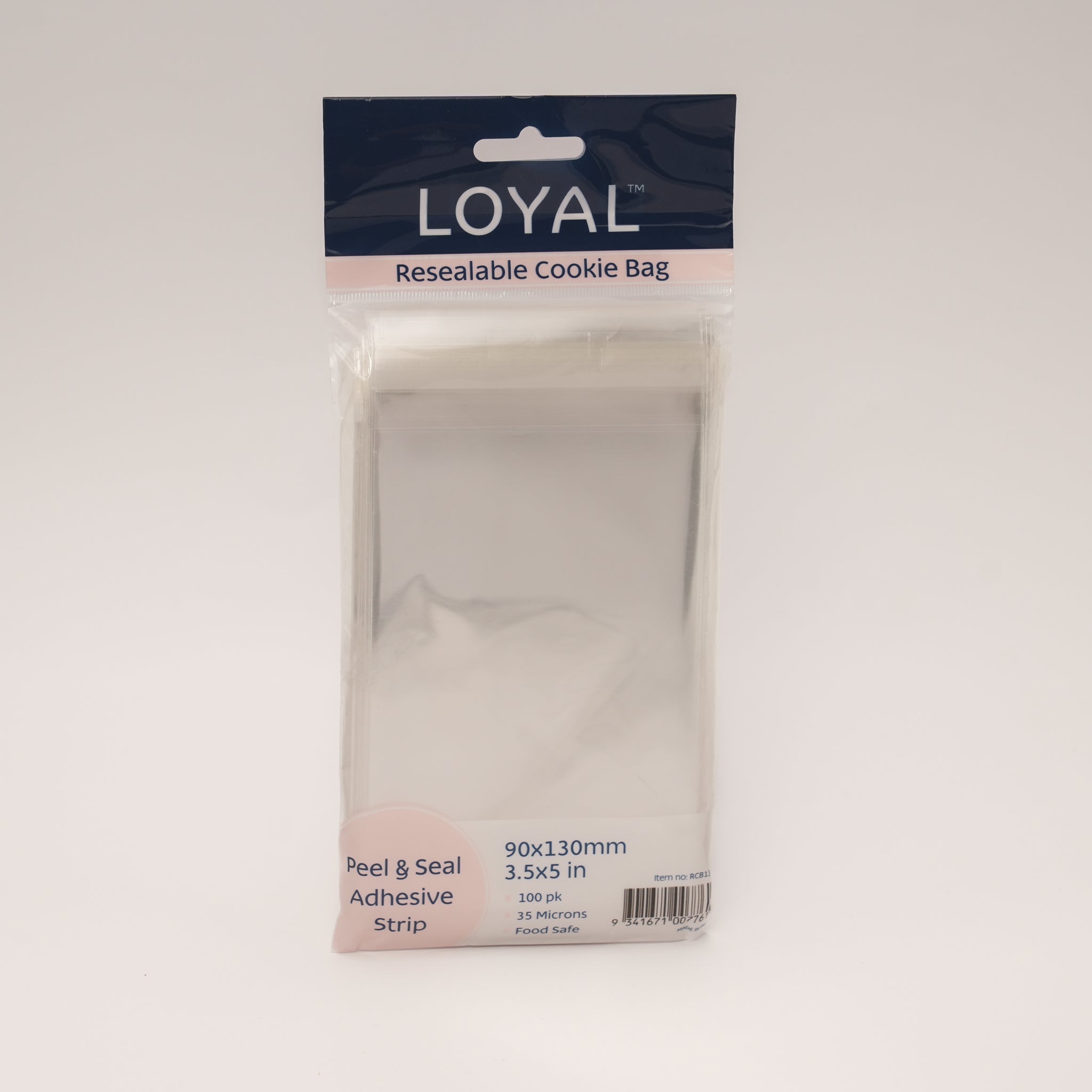 LOYAL Resealable Cookie Bag - 90 x 130mm