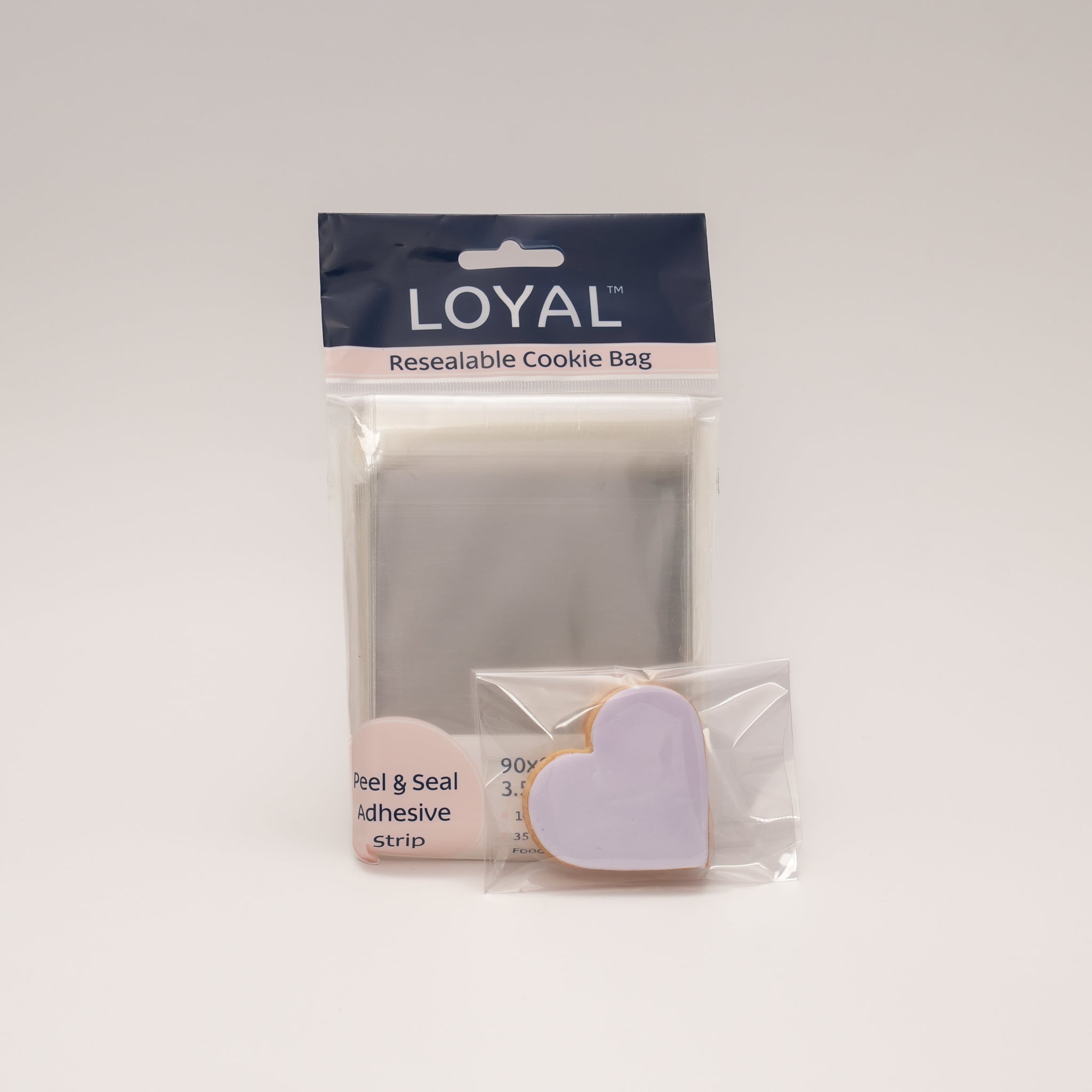 LOYAL Resealable Cookie Bag - 100 x 150mm