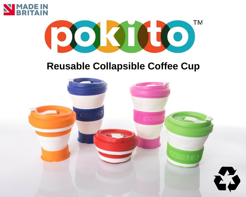 Evo Eco-Friendly Collapsible Cup Cherry (Single)