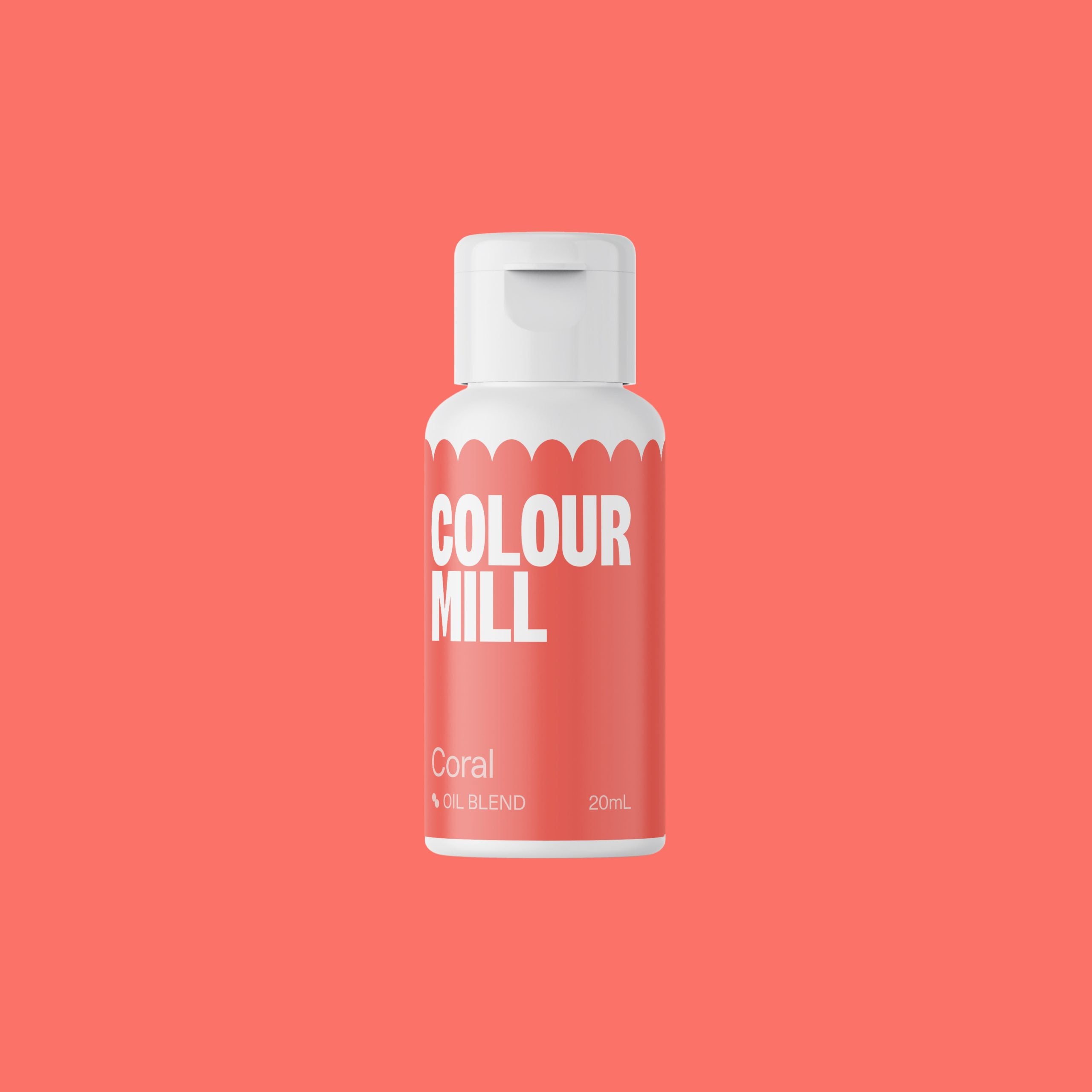 Colour Mill Oil Blend Food Colouring - Coral (20ml)