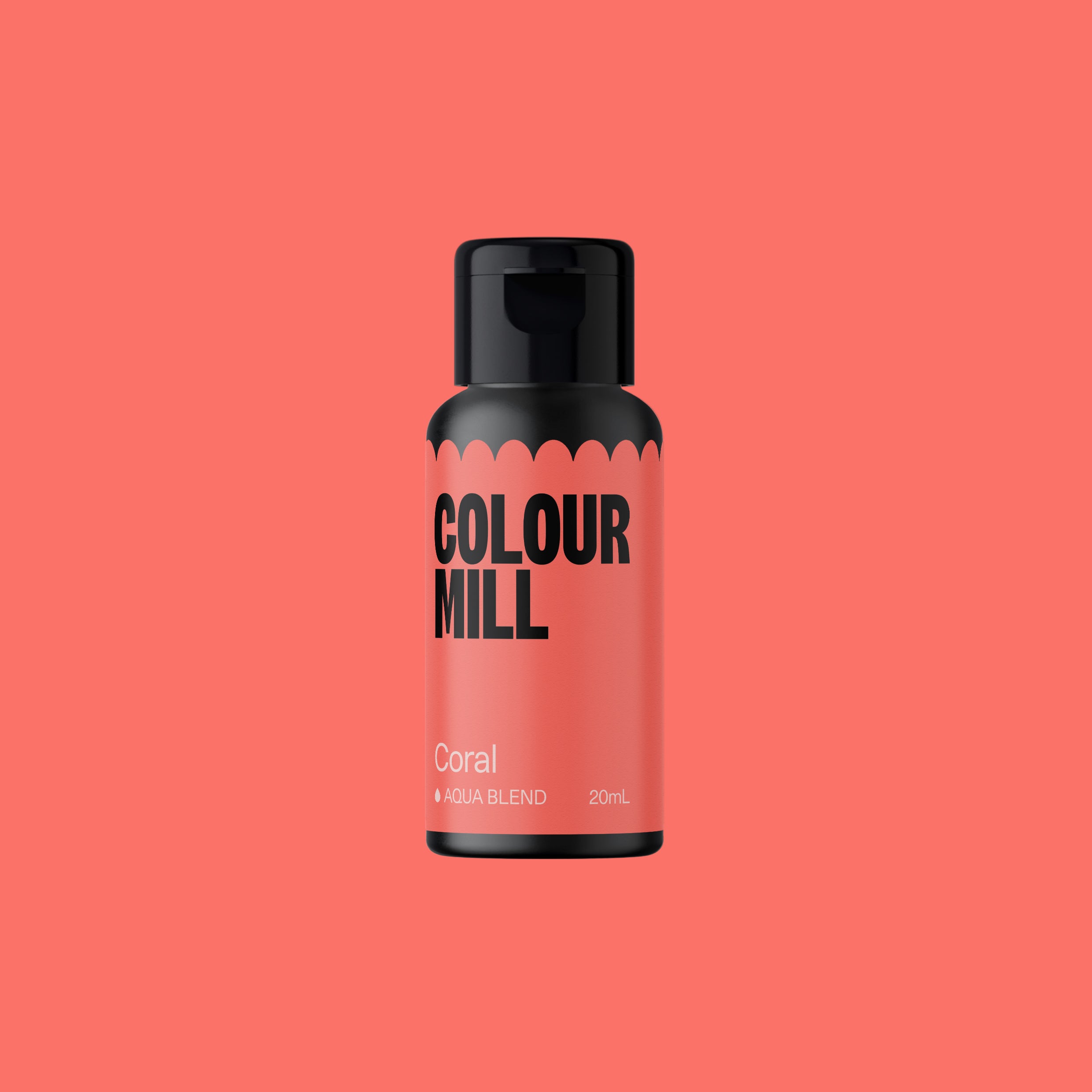 Colour Mill Aqua Blend Food Colouring - Coral (20ml)