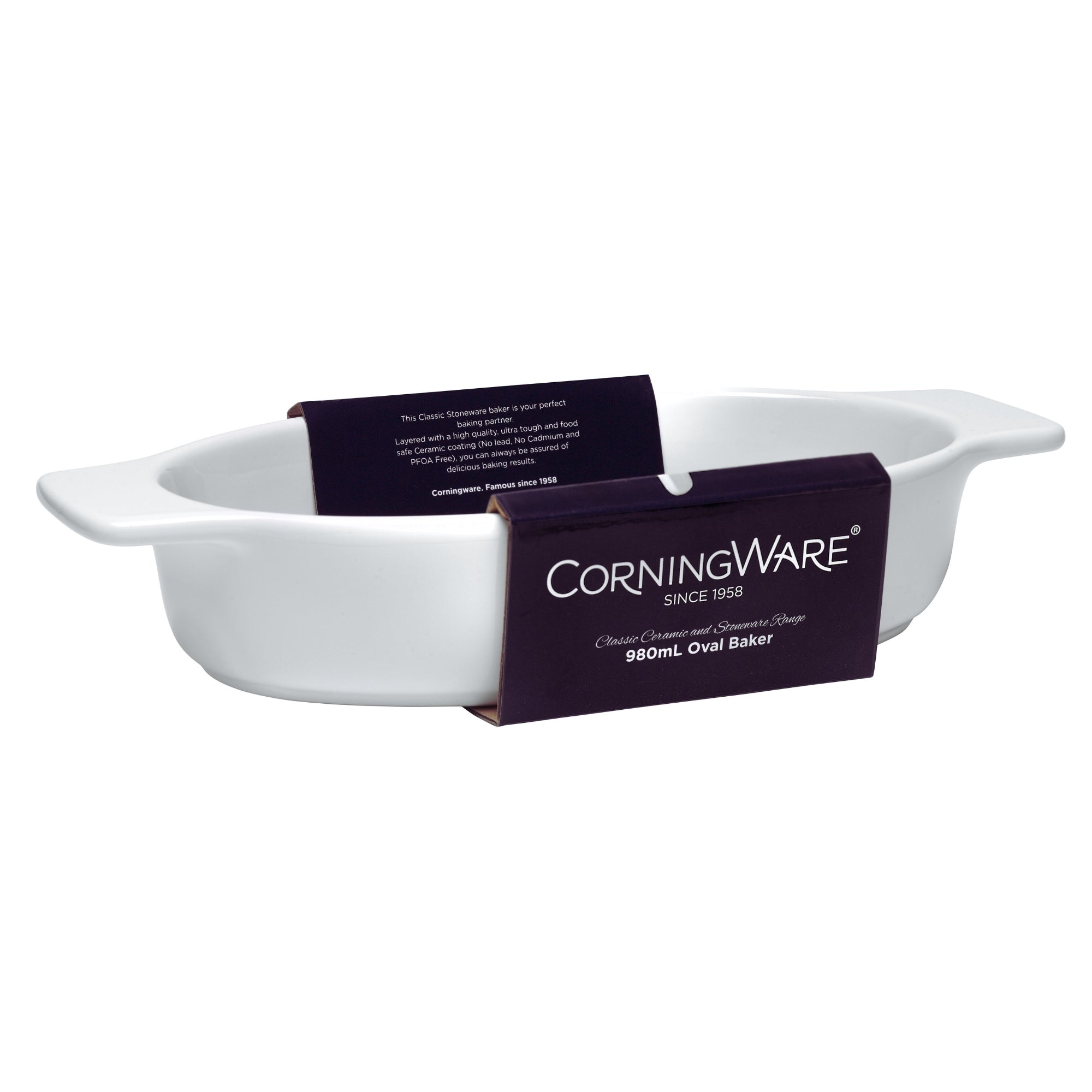 Corningware Oval Baking Dish (980mL)