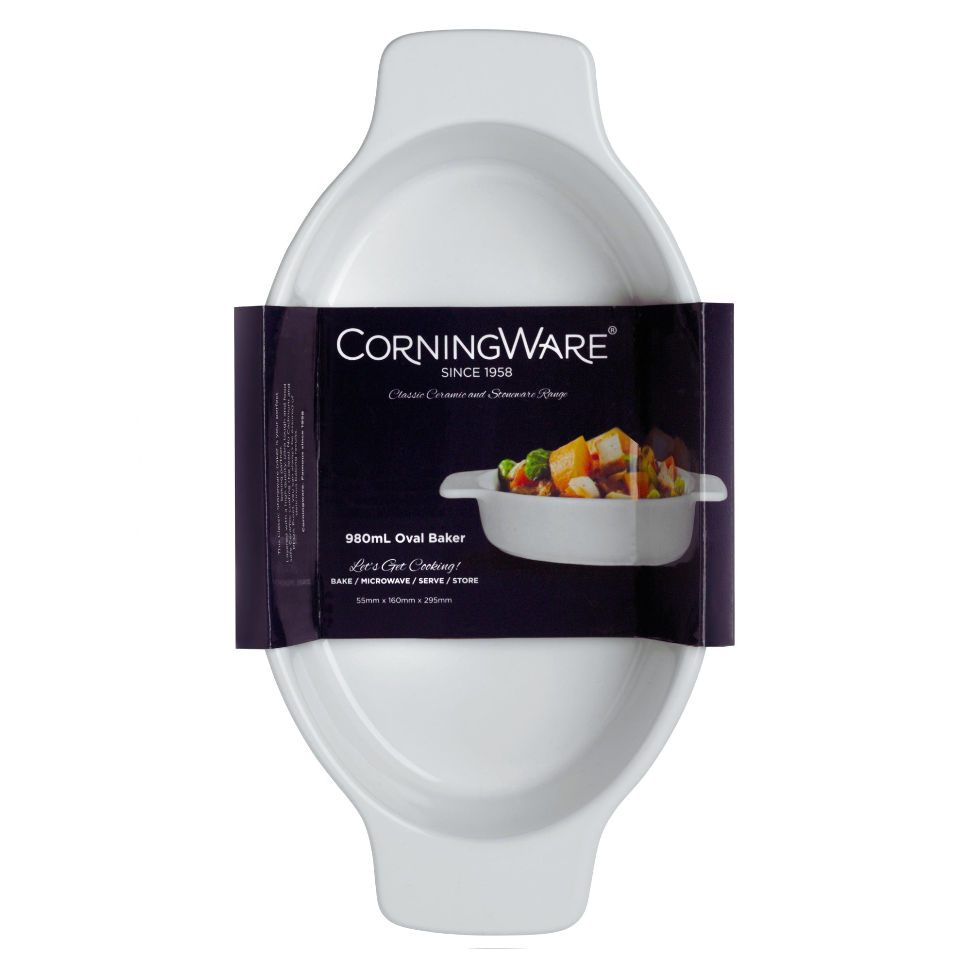 Corningware Oval Baking Dish (980mL)