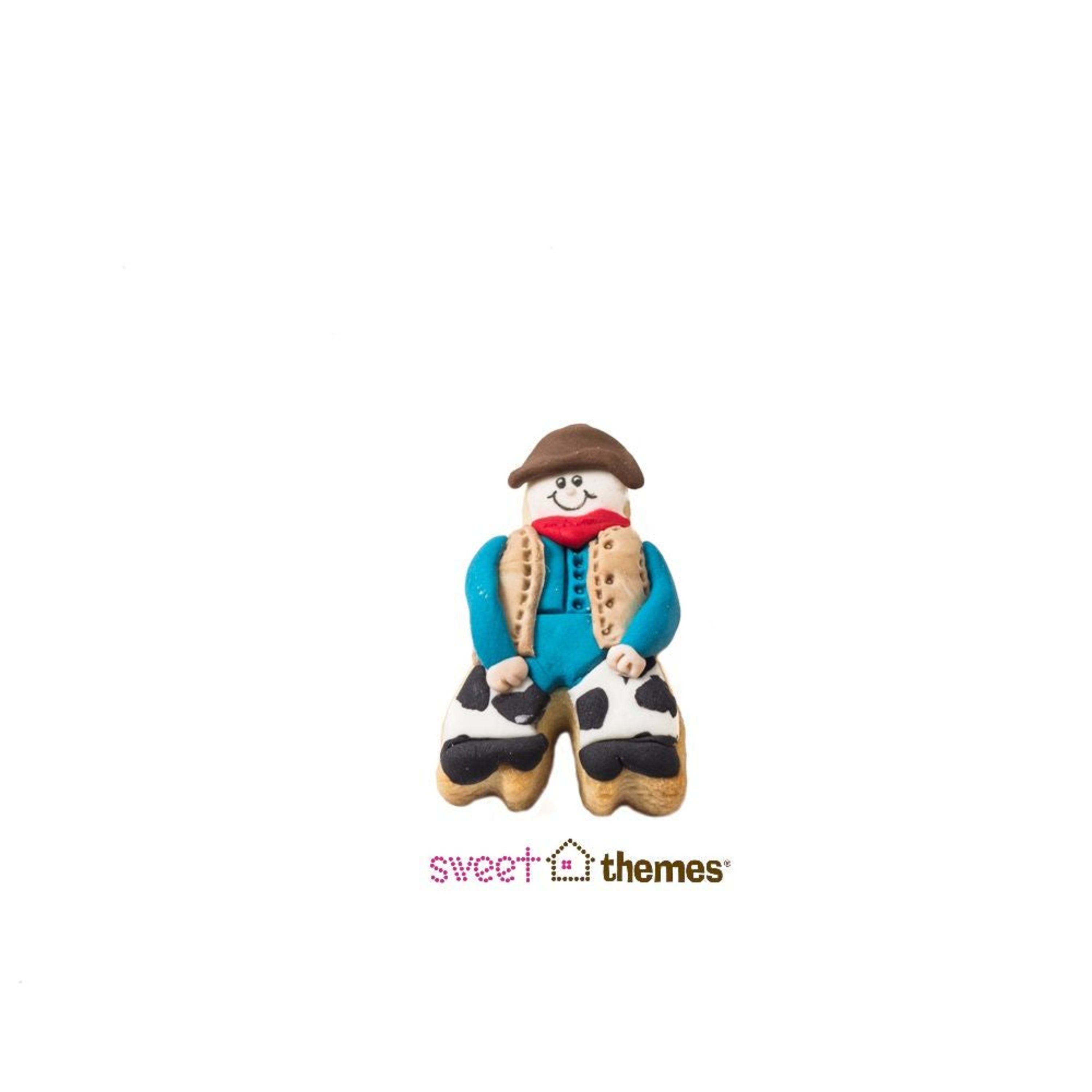 Sweet Themes Mini Cowboy Cookie Cutter