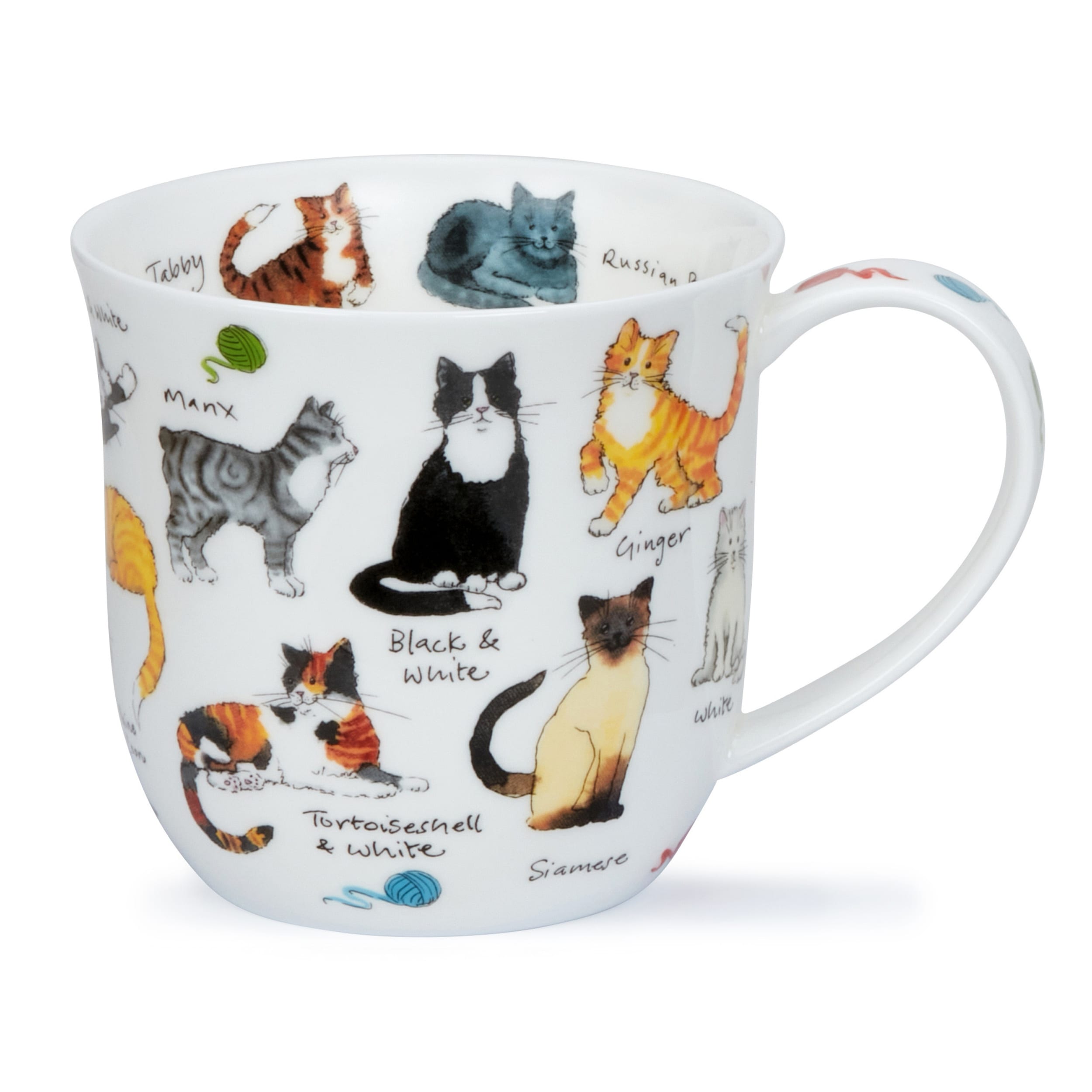 Dunoon Cumbrae Cat Breeds Mug 450ml