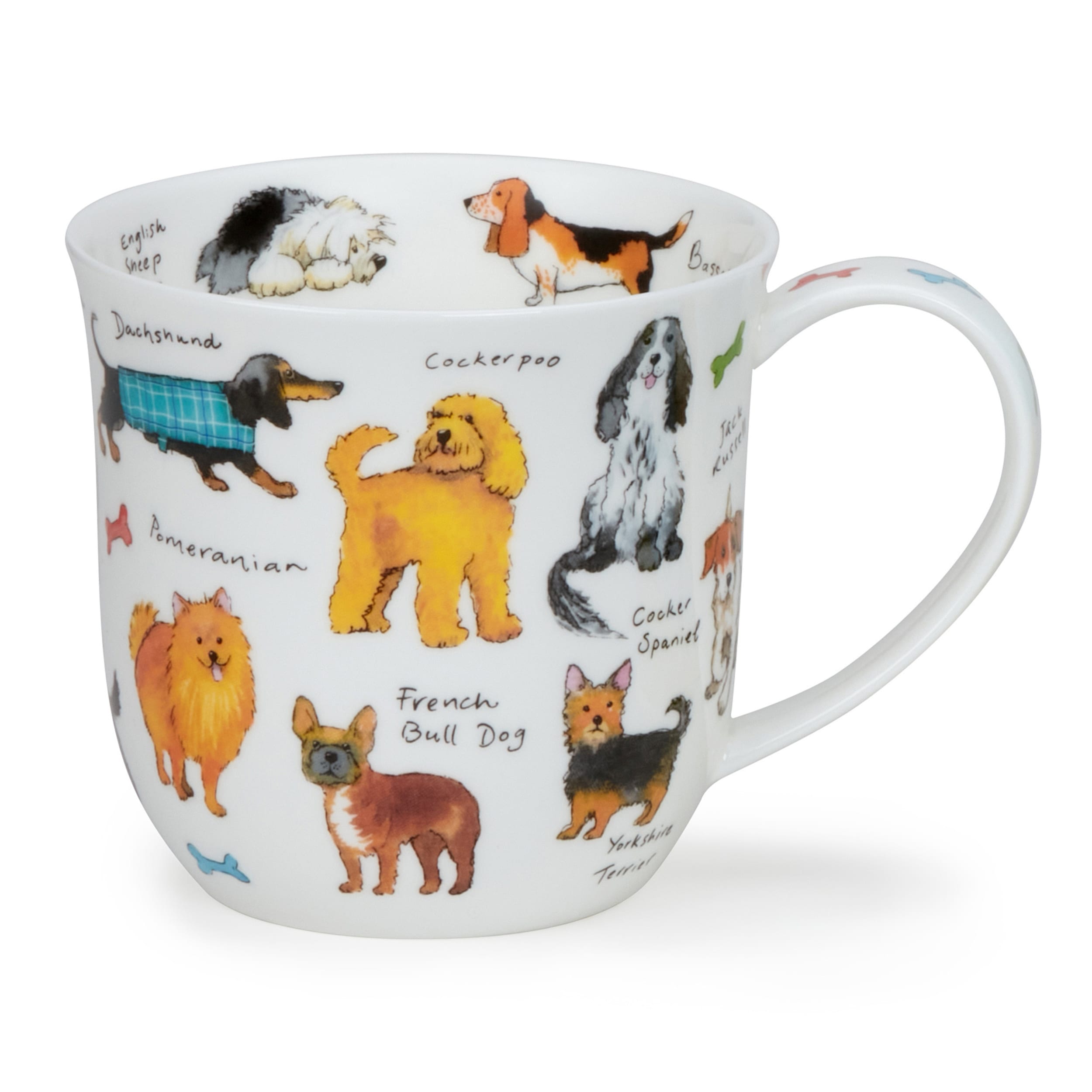Dunoon Cumbrae Dog Breeds Mug 450ml