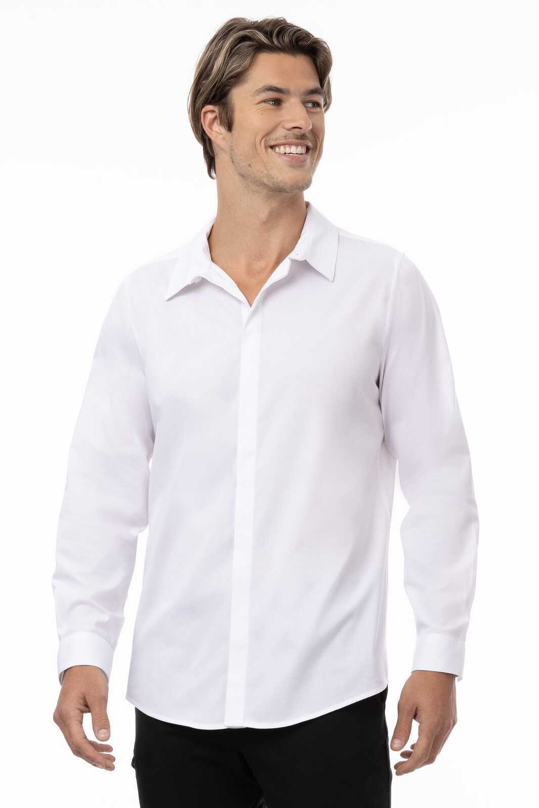 Chef Works Premium Formal Men's Dress Shirt - White