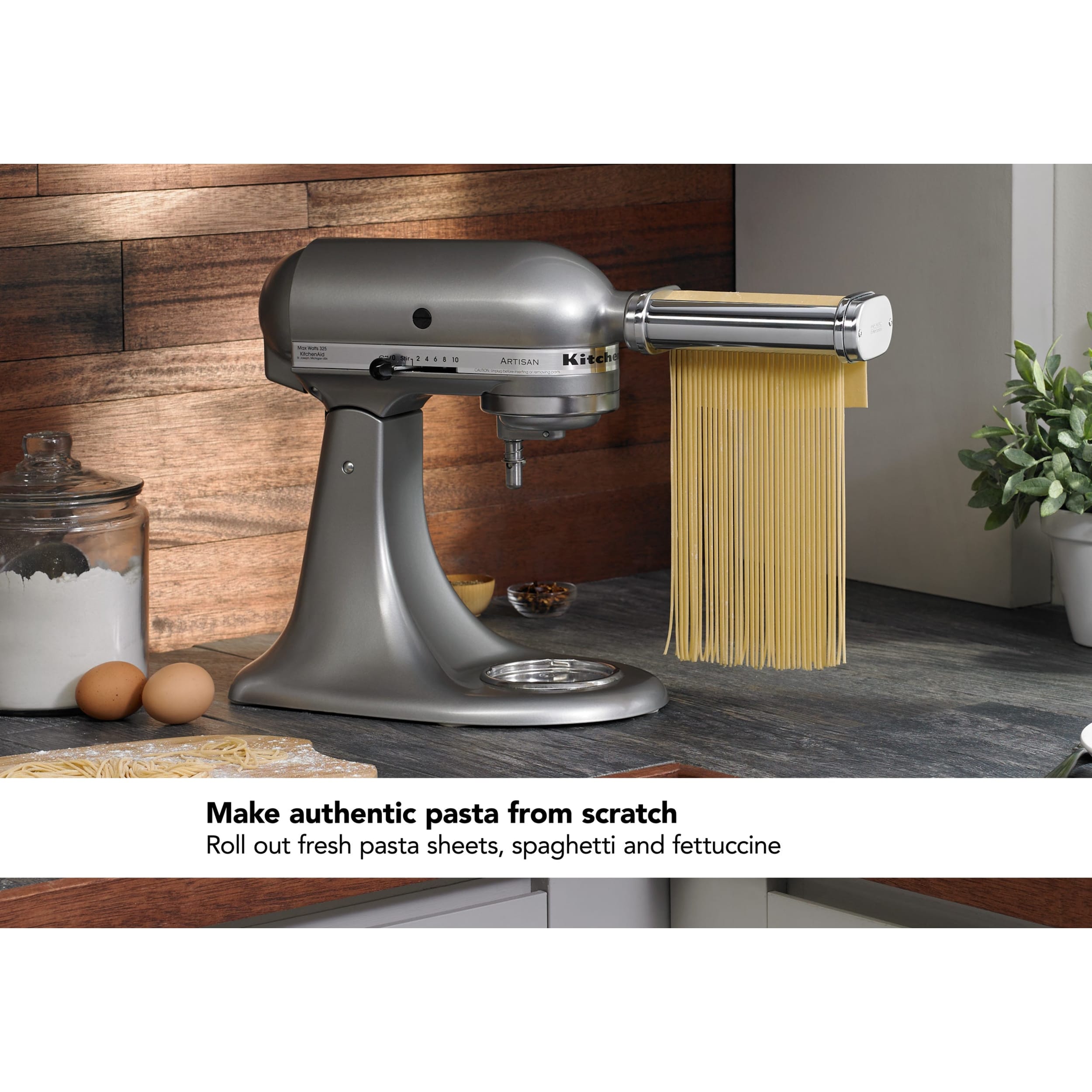 KitchenAid 3-Piece Pasta Roller and Cutter Attachment KSMPRA