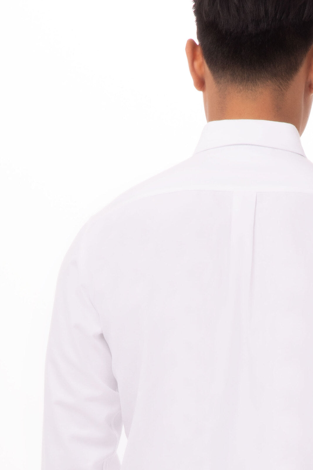 Chef Works Oxford Men's Dress Shirt- White - White