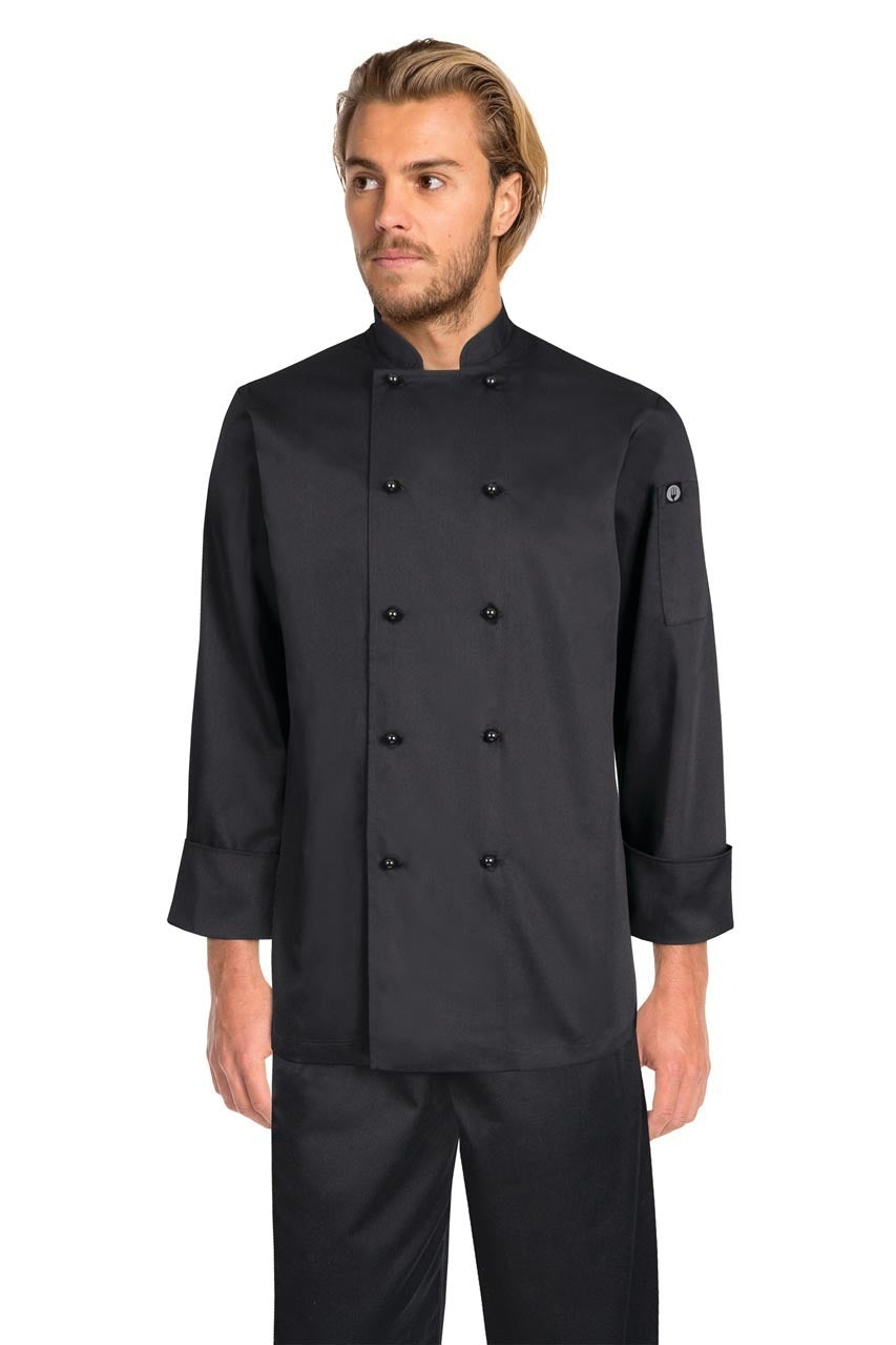 Chef Works Darling Men's Chef Jacket - Black