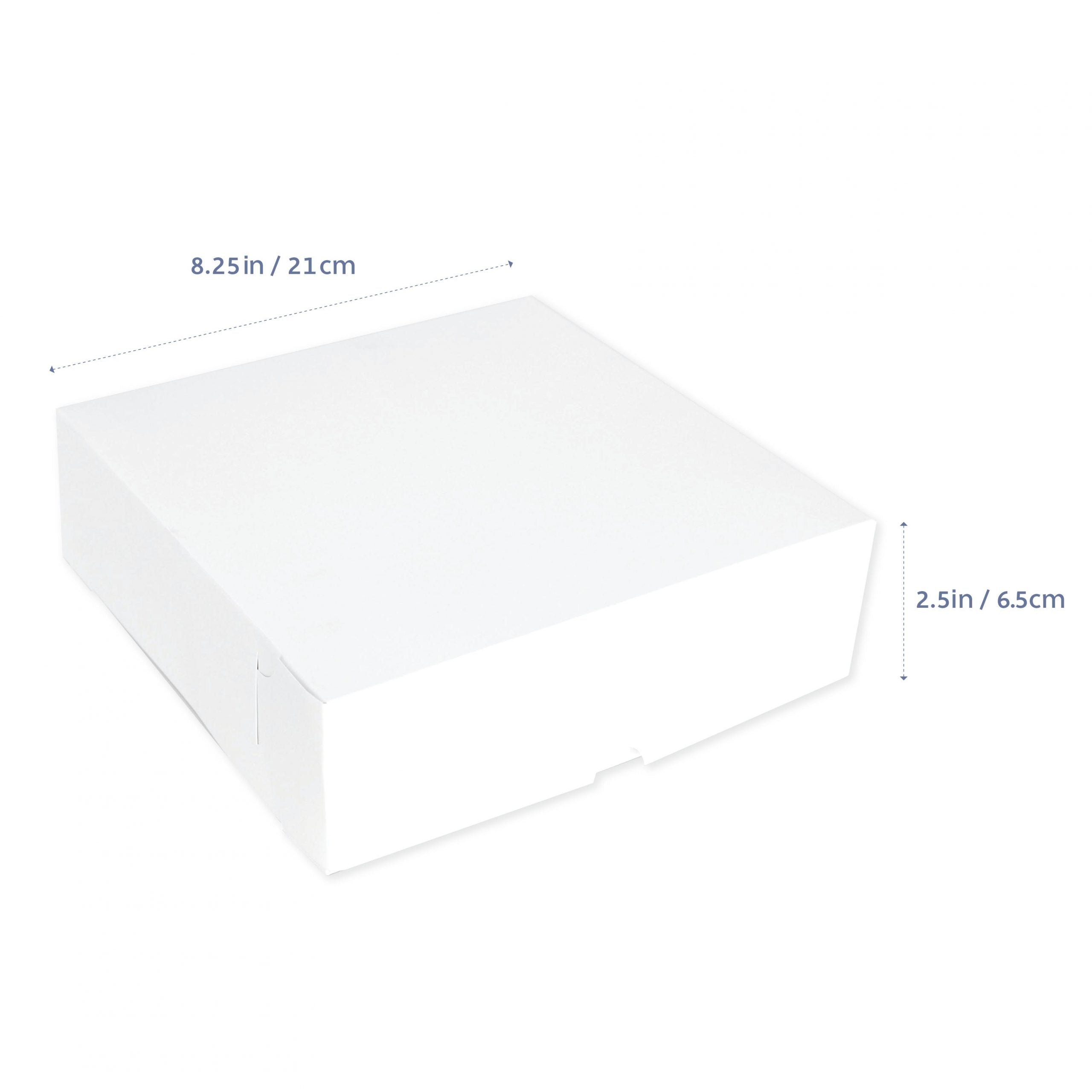 LOYAL Donut Box 4 Cavity 8.25 x 8.25 x 2.5 Inch