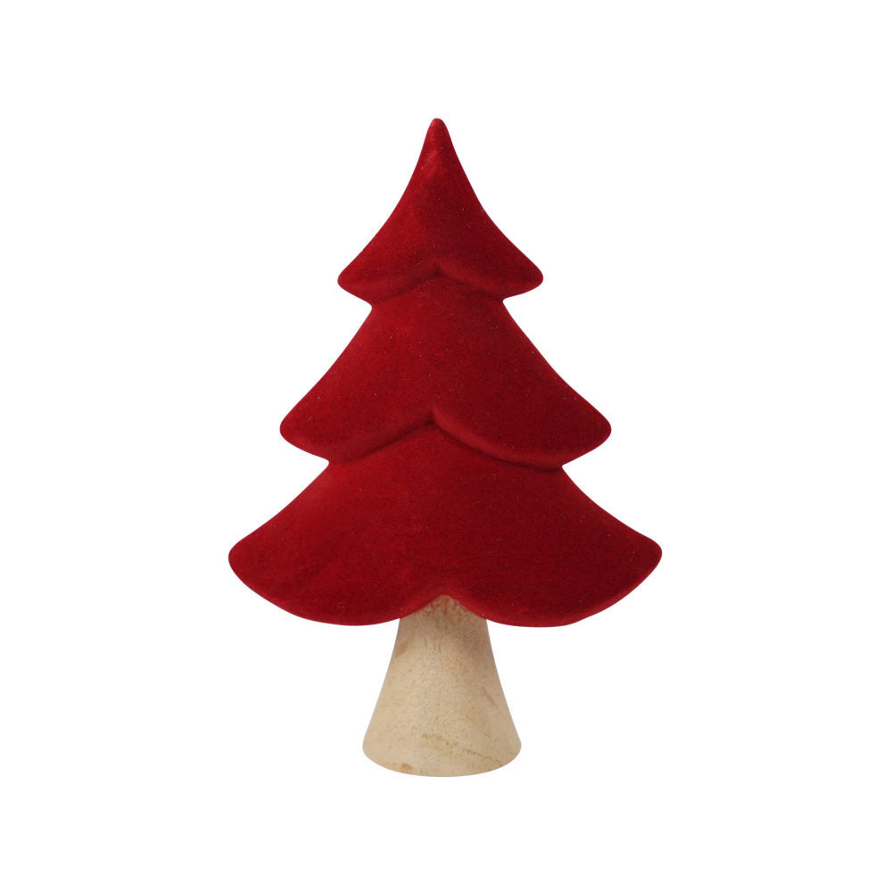 Pure Christmas Bergen Red Tree 22cm