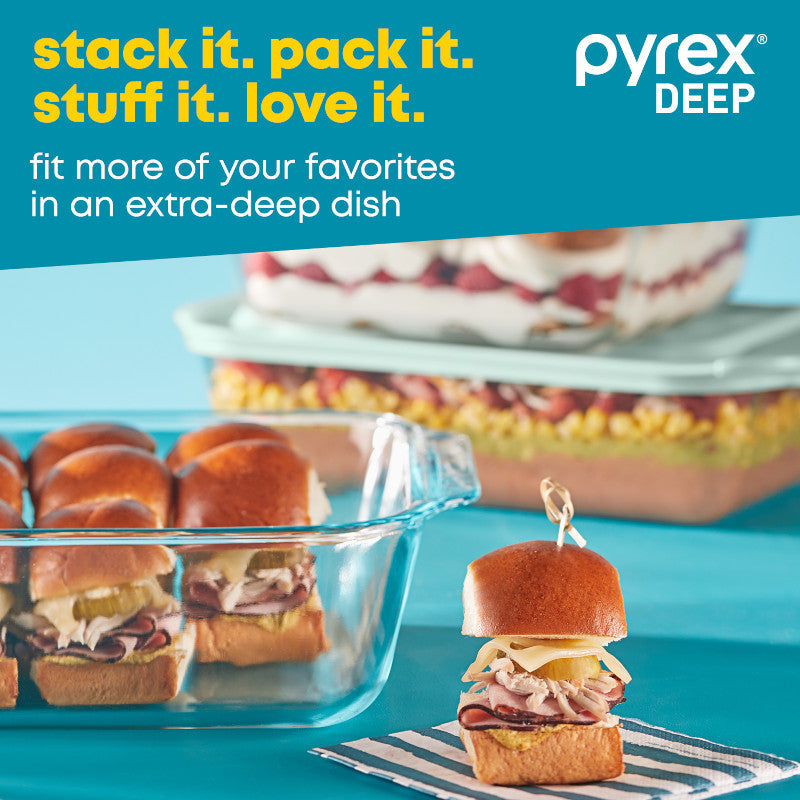 Pyrex Deep Square Baking Dish (2.5L)