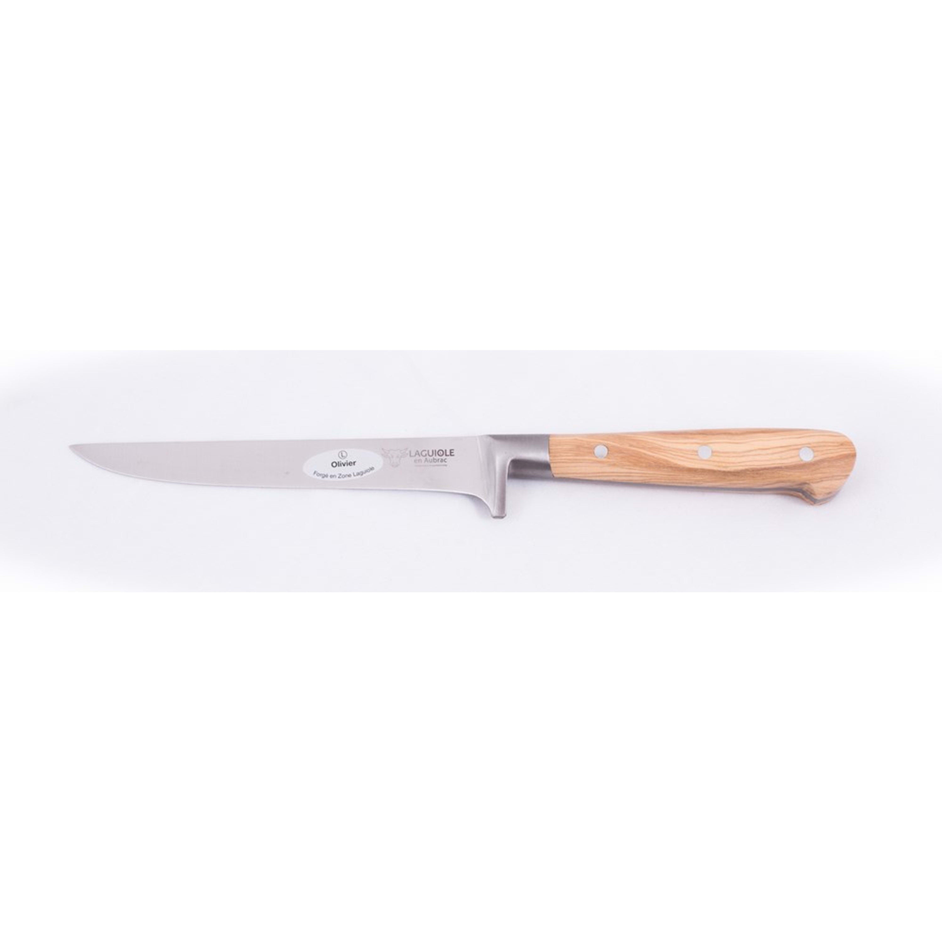 Laguiole en Aubrac Boning Knife 15cm - Olive Wood