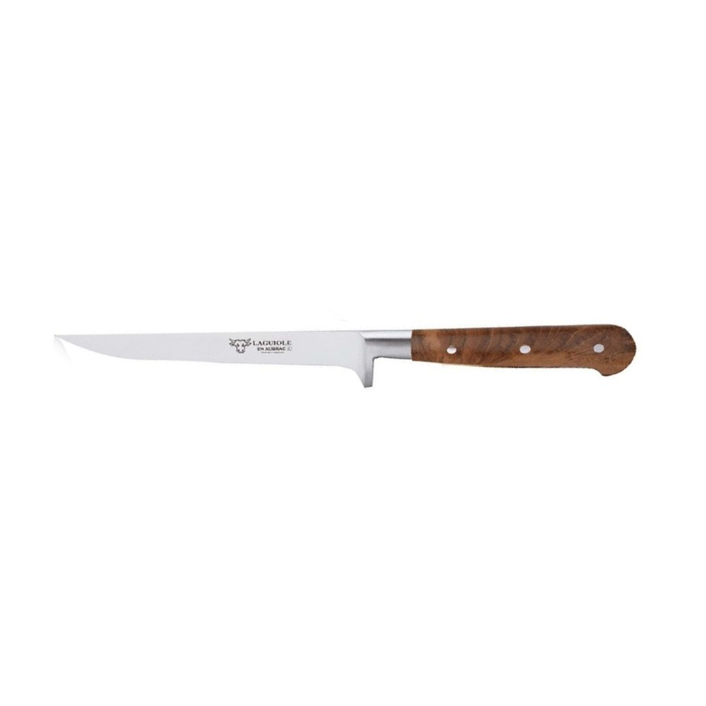 Laguiole en Aubrac Boning Knife 15cm - Teak Wood