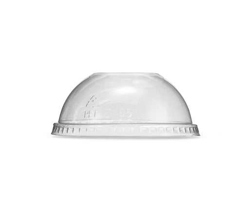 ecoware PET Dome Lid/no Hole (fit U Cups) (Carton of 1000)