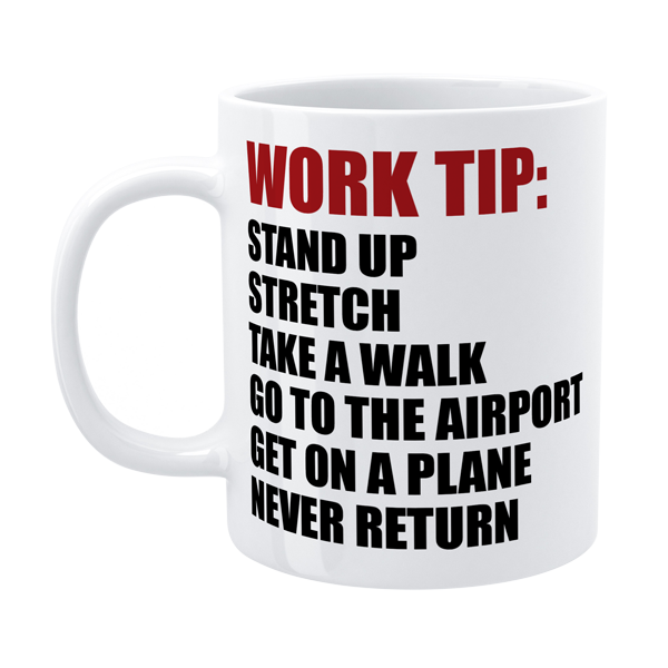 Defamations Mug Work Tip 330ml