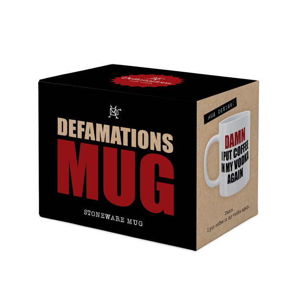 Defamations Mug Damn I Put Coffee In My Vodka Again 330ml