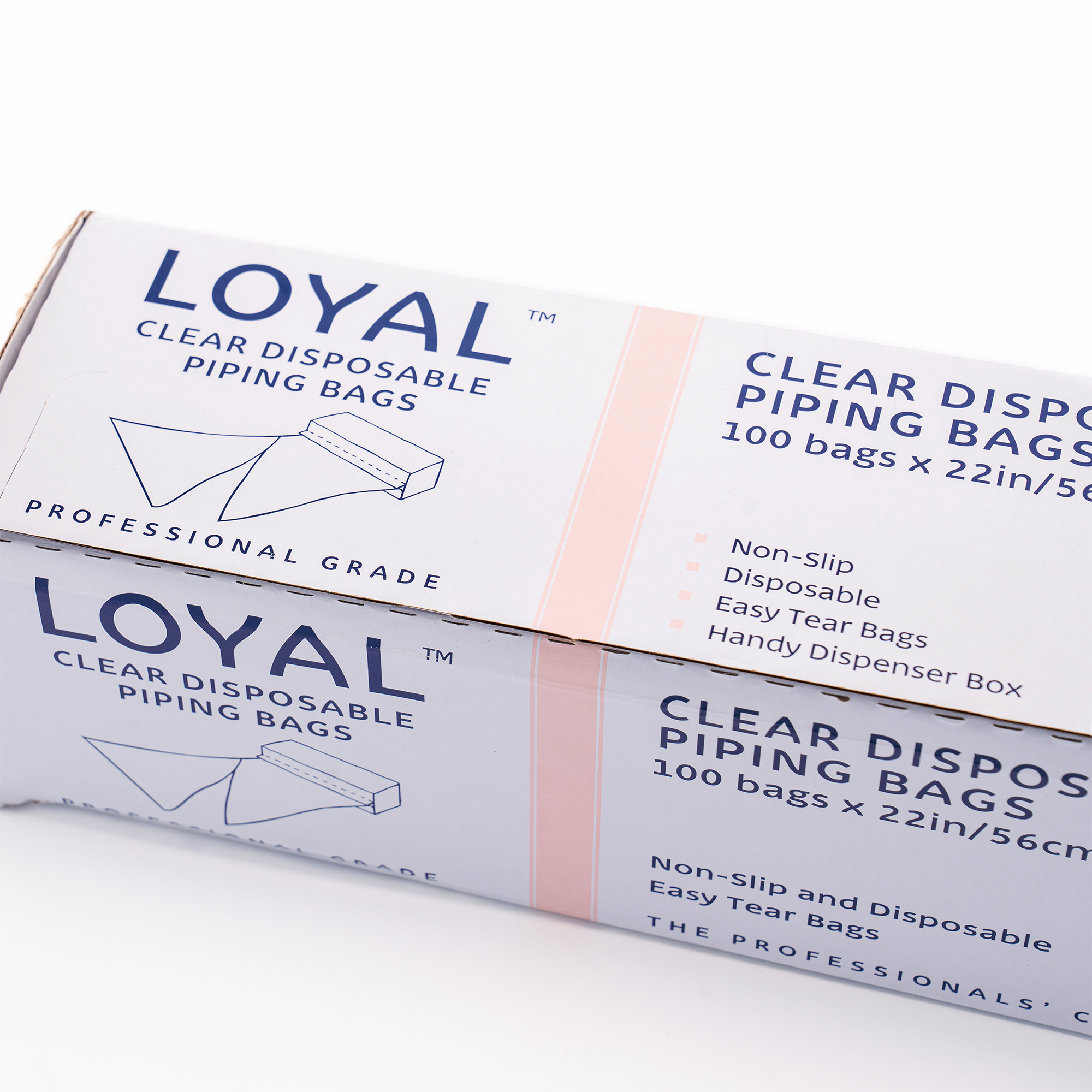 LOYAL Disposable Piping Bags Clear 22 Inch 100 Piece