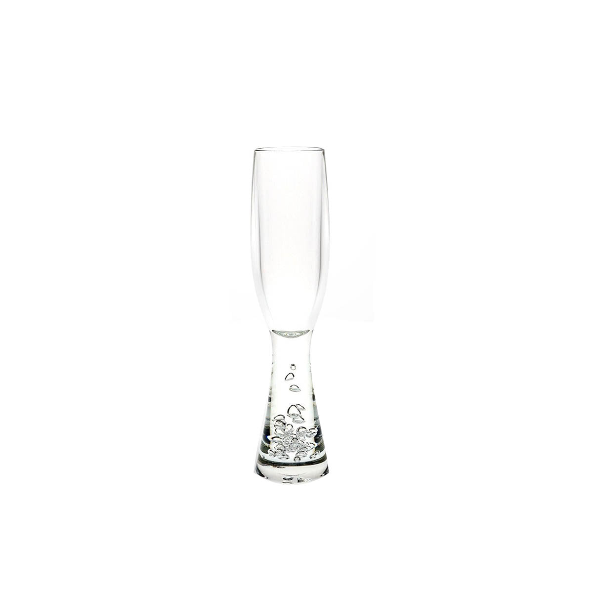 D-Still Champagne Flute Bubble Base Polycarbonate 180ml