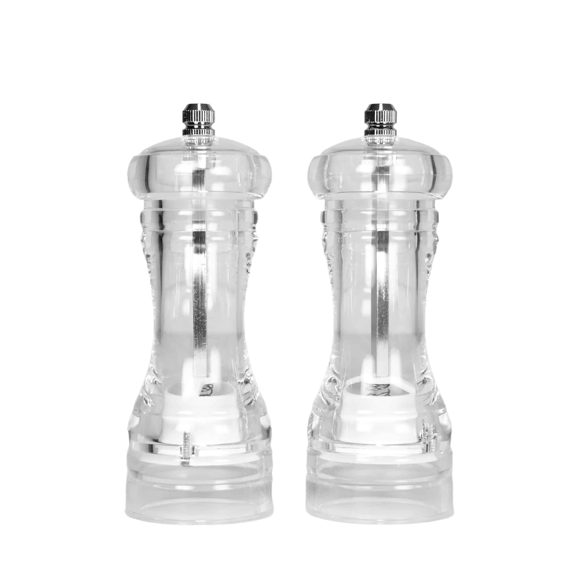 KH Classk Chef Salt / Pepper Grinder Acrylic Pair 14cm