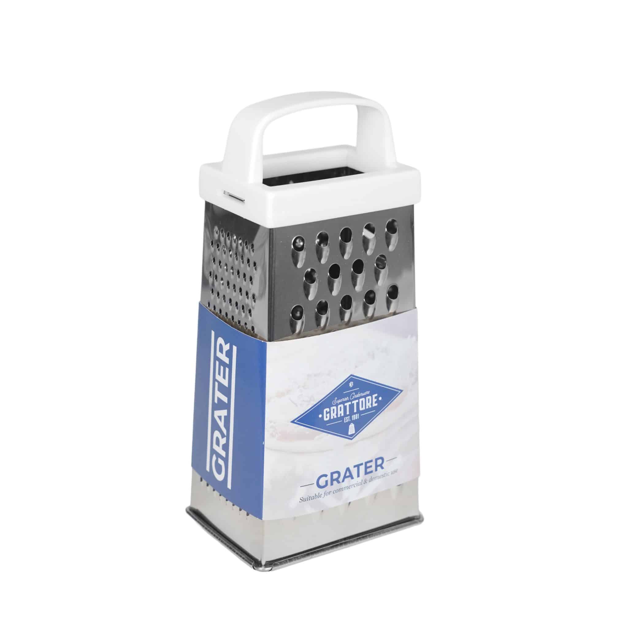 KH Classik Chef Grater 4 Sided Plastic Handle 240mm S/Steel