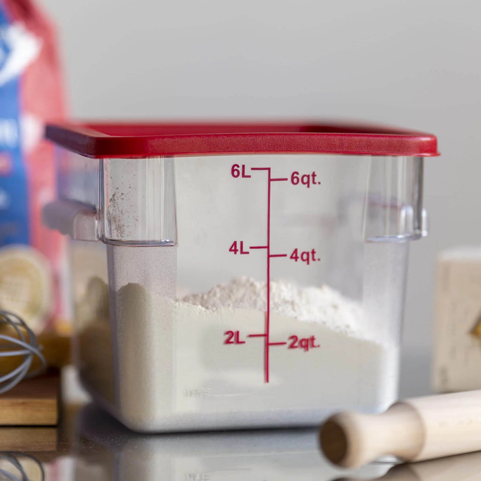 KH Classik Chef 5.7 Litre PC Square Food Storage Container